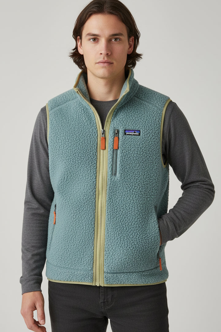 Men's Retro Pile Vest
