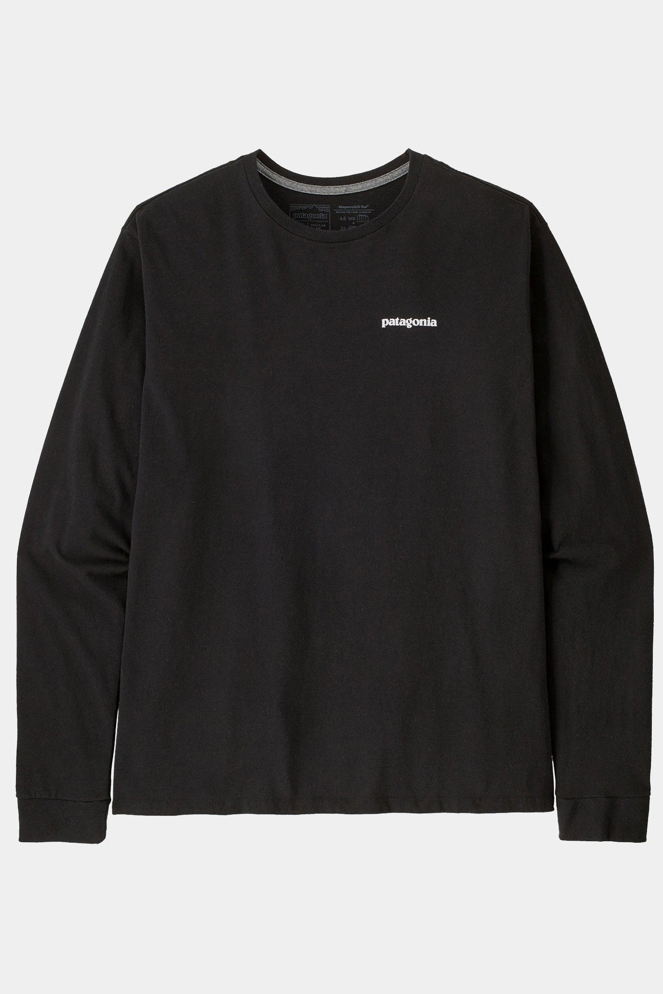 PATAGONIA - Men's Longsleeve P - 6 Logo Responsibili - Tee - Black - BACKYARD