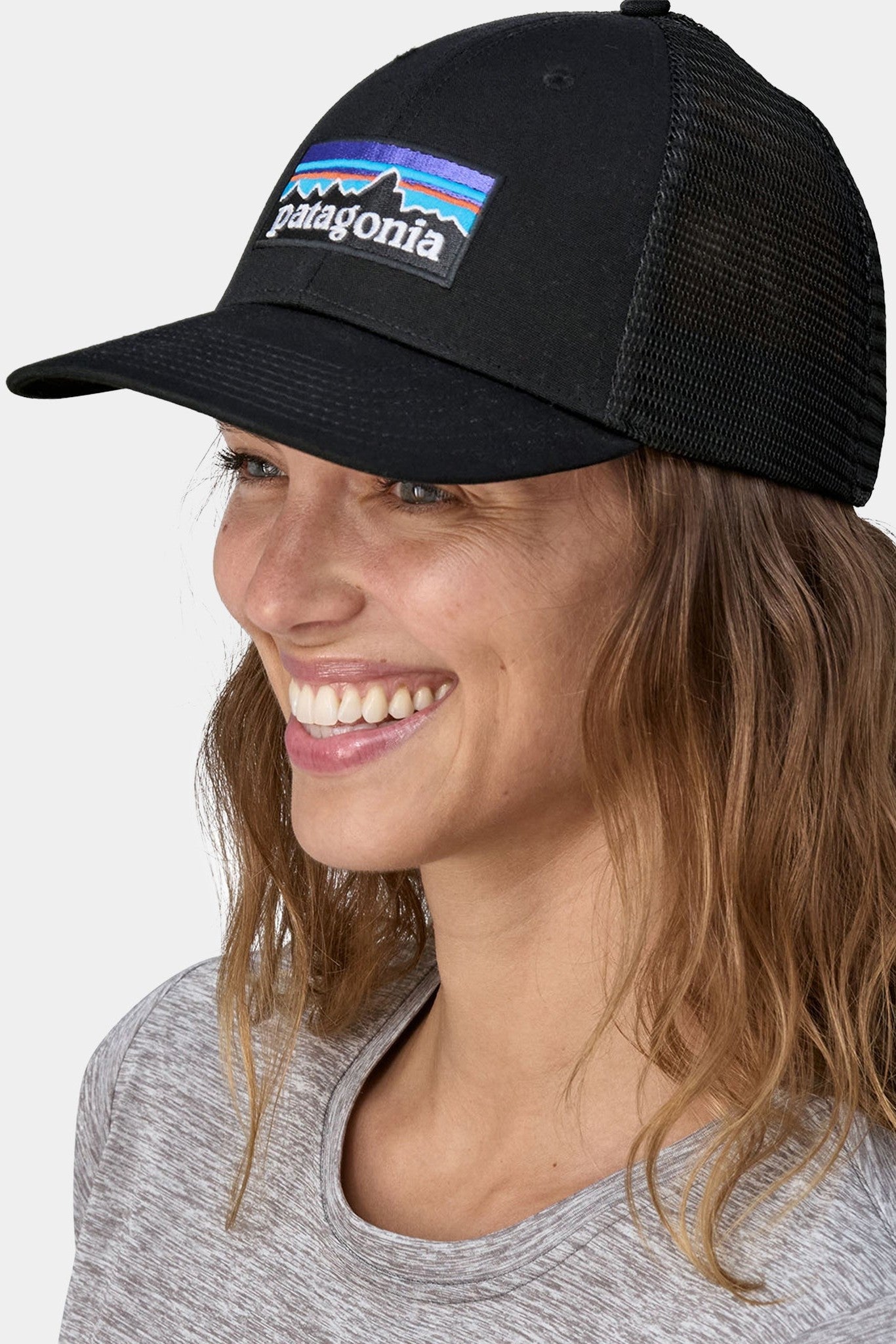 PATAGONIA - P - 6 Logo LoPro Trucker Hat - Black - BACKYARD