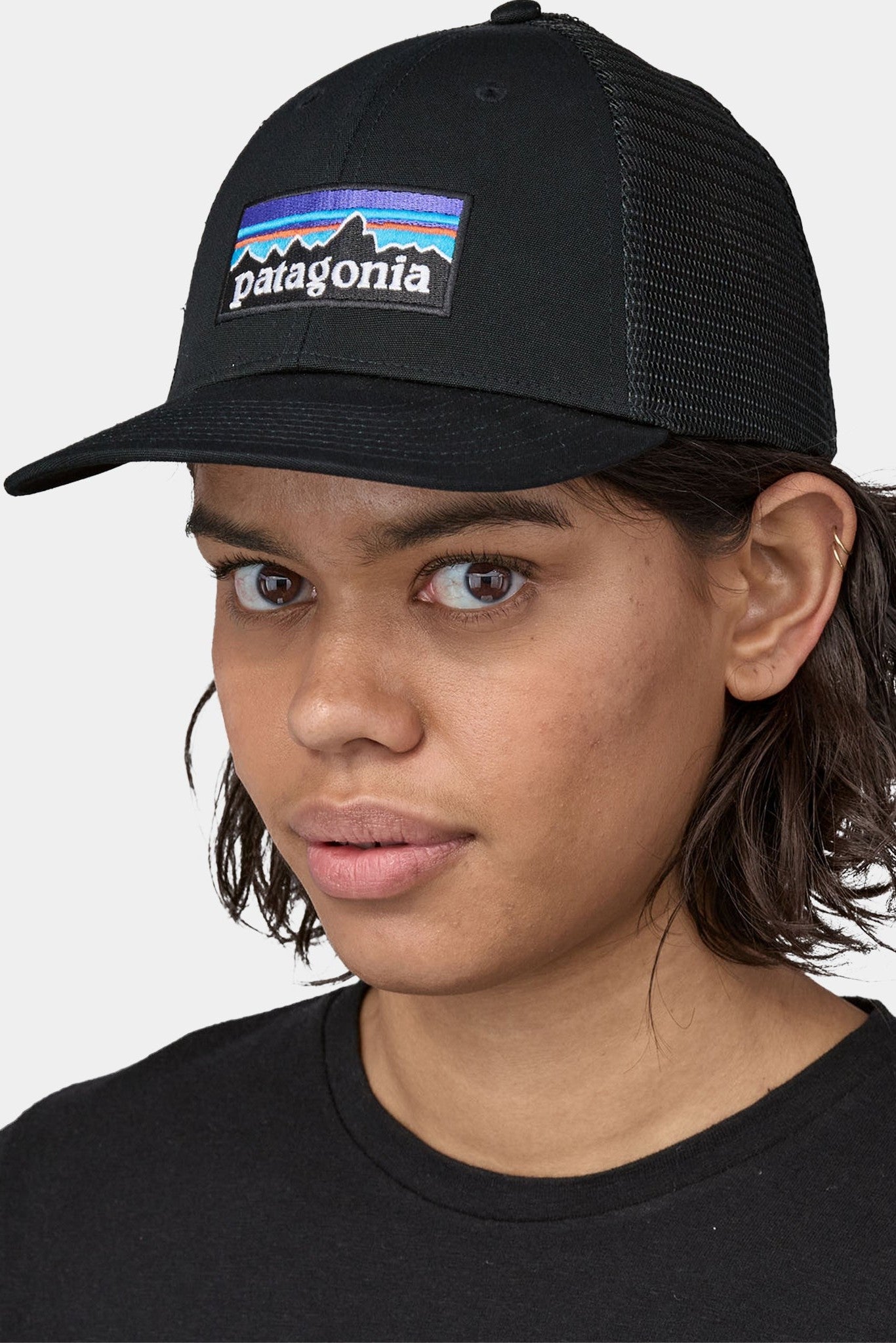 PATAGONIA - P - 6 Logo LoPro Trucker Hat - Black - BACKYARD