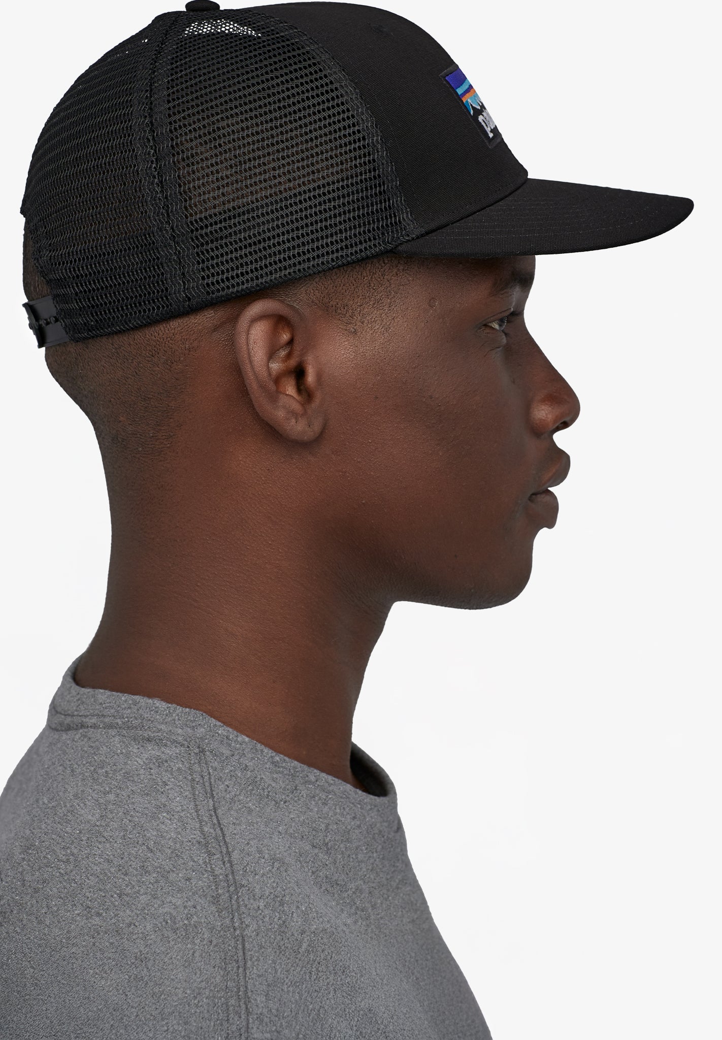 PATAGONIA - P - 6 Logo Trucker Hat - Black - BACKYARD
