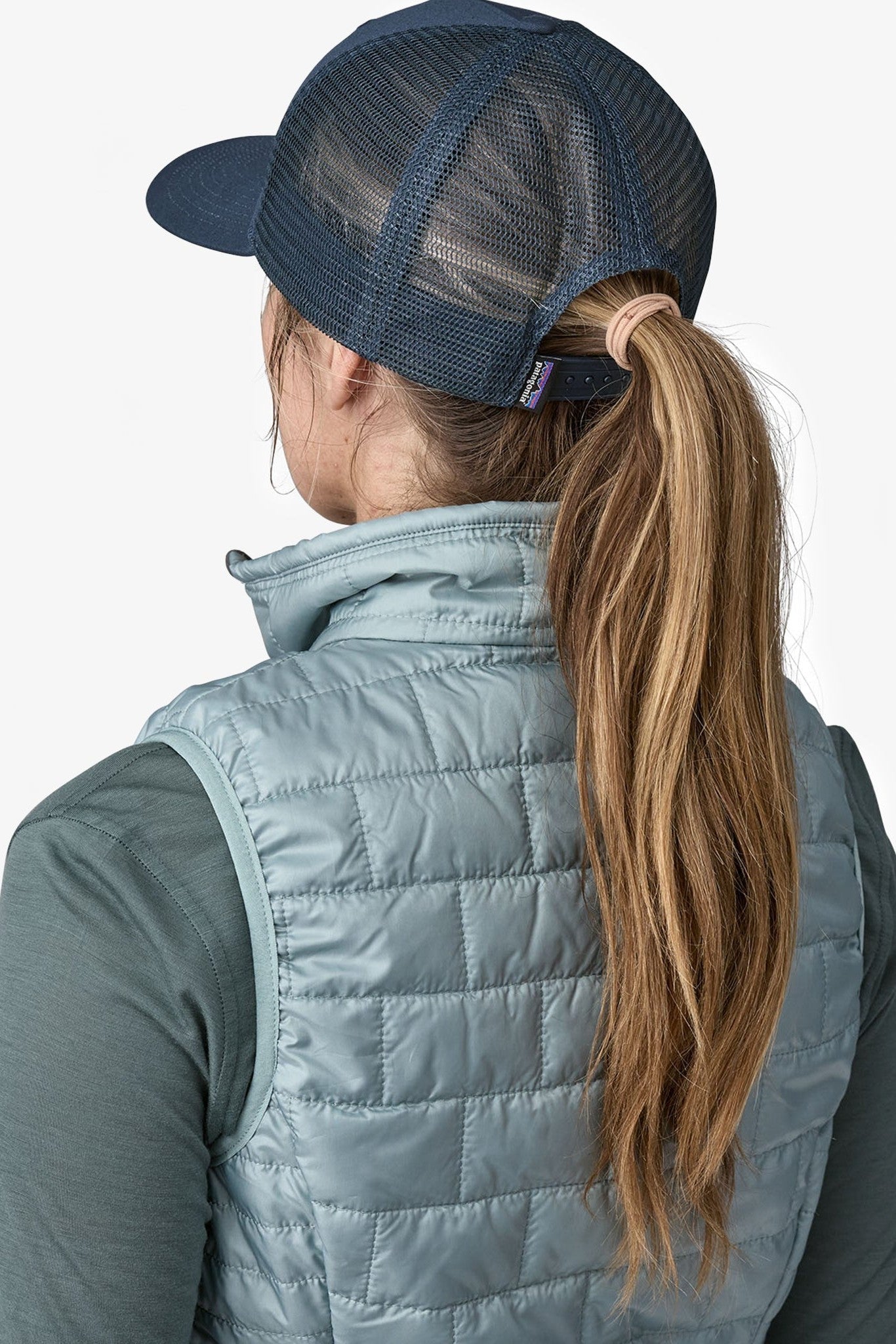 PATAGONIA - P - 6 Logo Trucker Hat - New Navy - BACKYARD