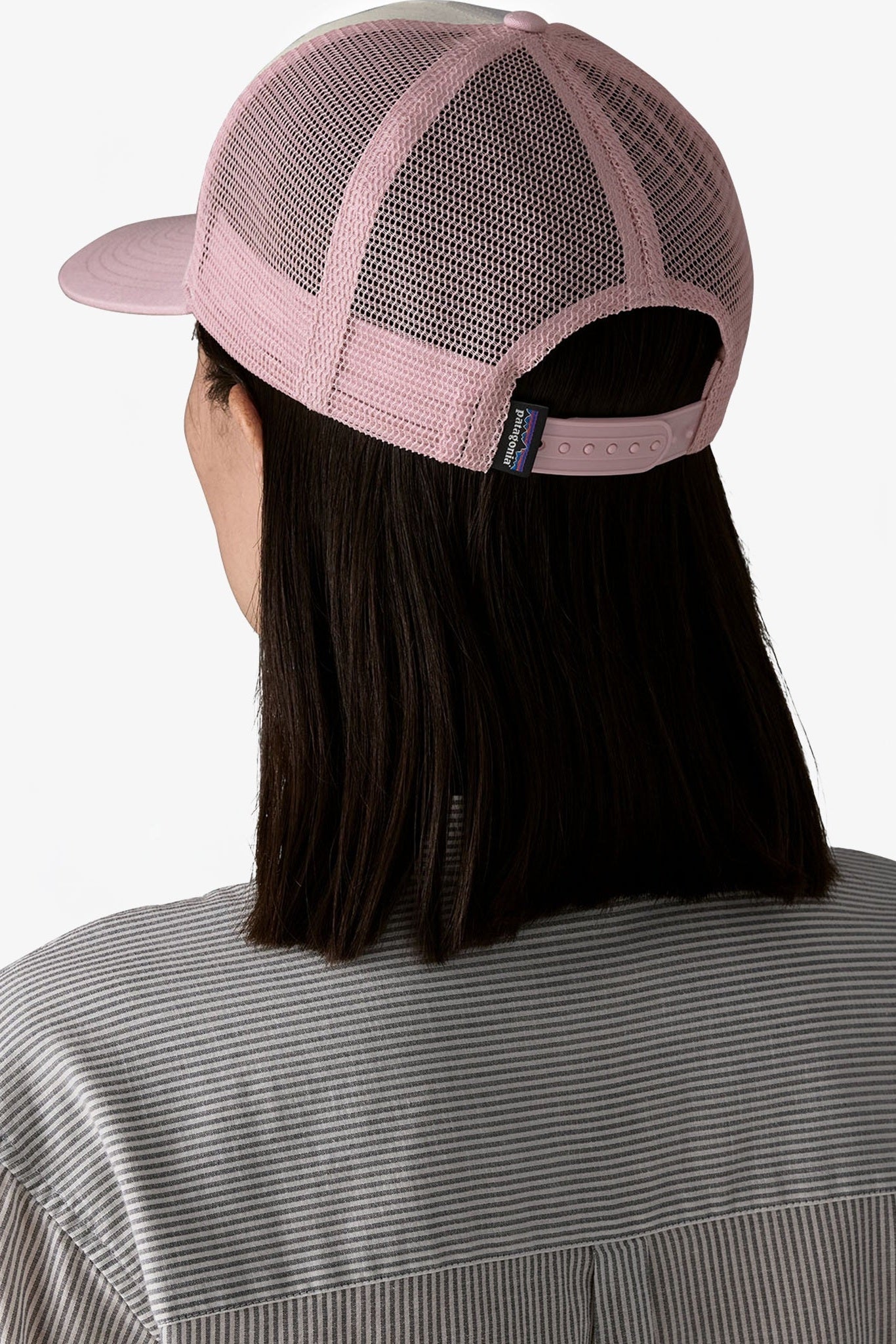 PATAGONIA - P - 6 Logo Trucker Hat - White Quiet Violet - BACKYARD