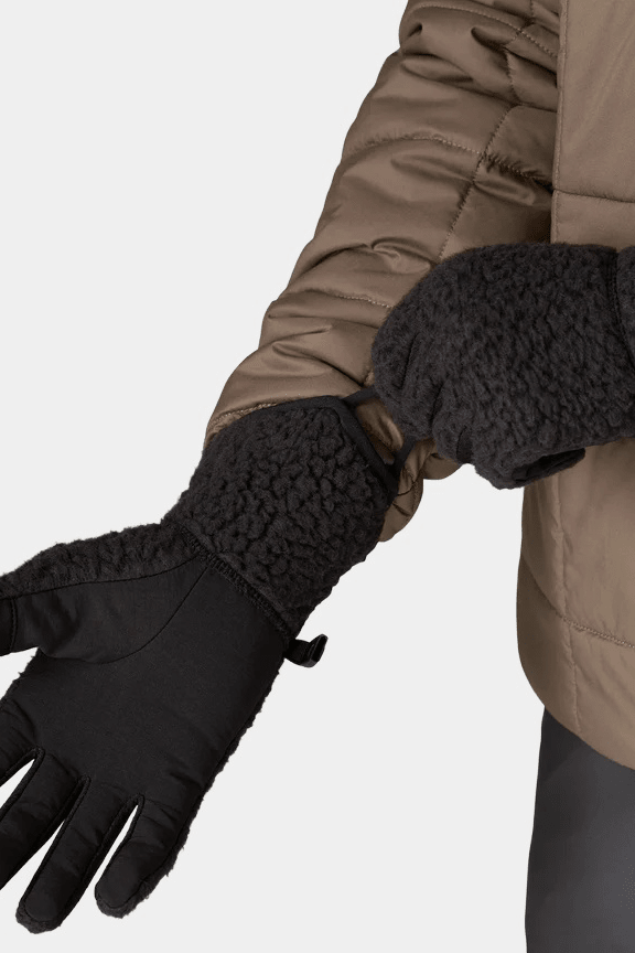 PATAGONIA-Retro Pile Gloves-Black-BACKYARD