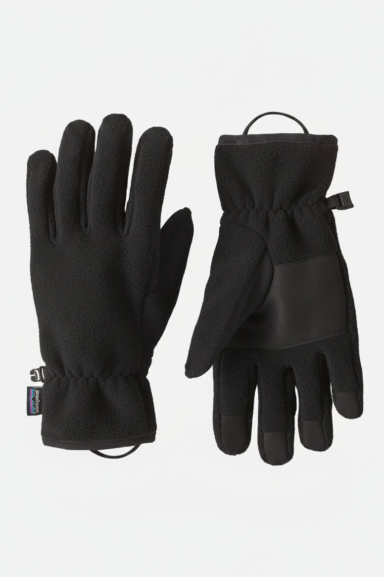 PATAGONIA-Synch Gloves-Black Solid-BACKYARD