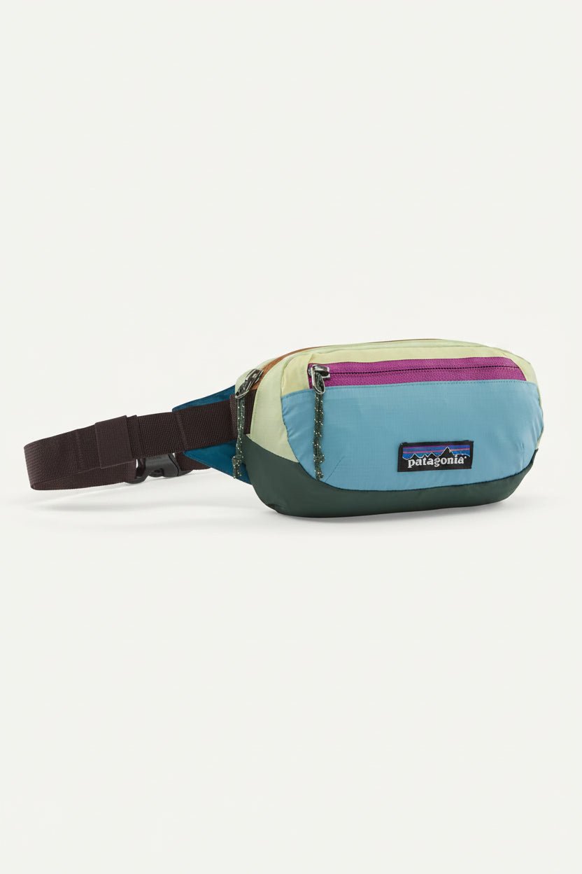 PATAGONIA-Terravia Mini Hip Pack-Patchwork Snowmelt Blue-BACKYARD