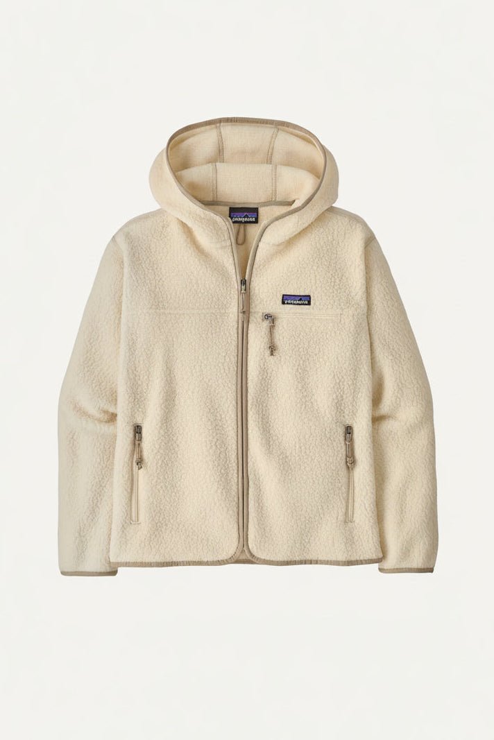 PATAGONIA-Women's Retro Pile Hoody-Natural-BACKYARD