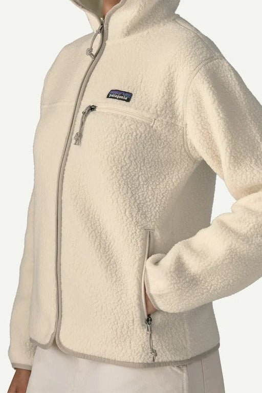 PATAGONIA-Women's Retro Pile Hoody-Natural-BACKYARD