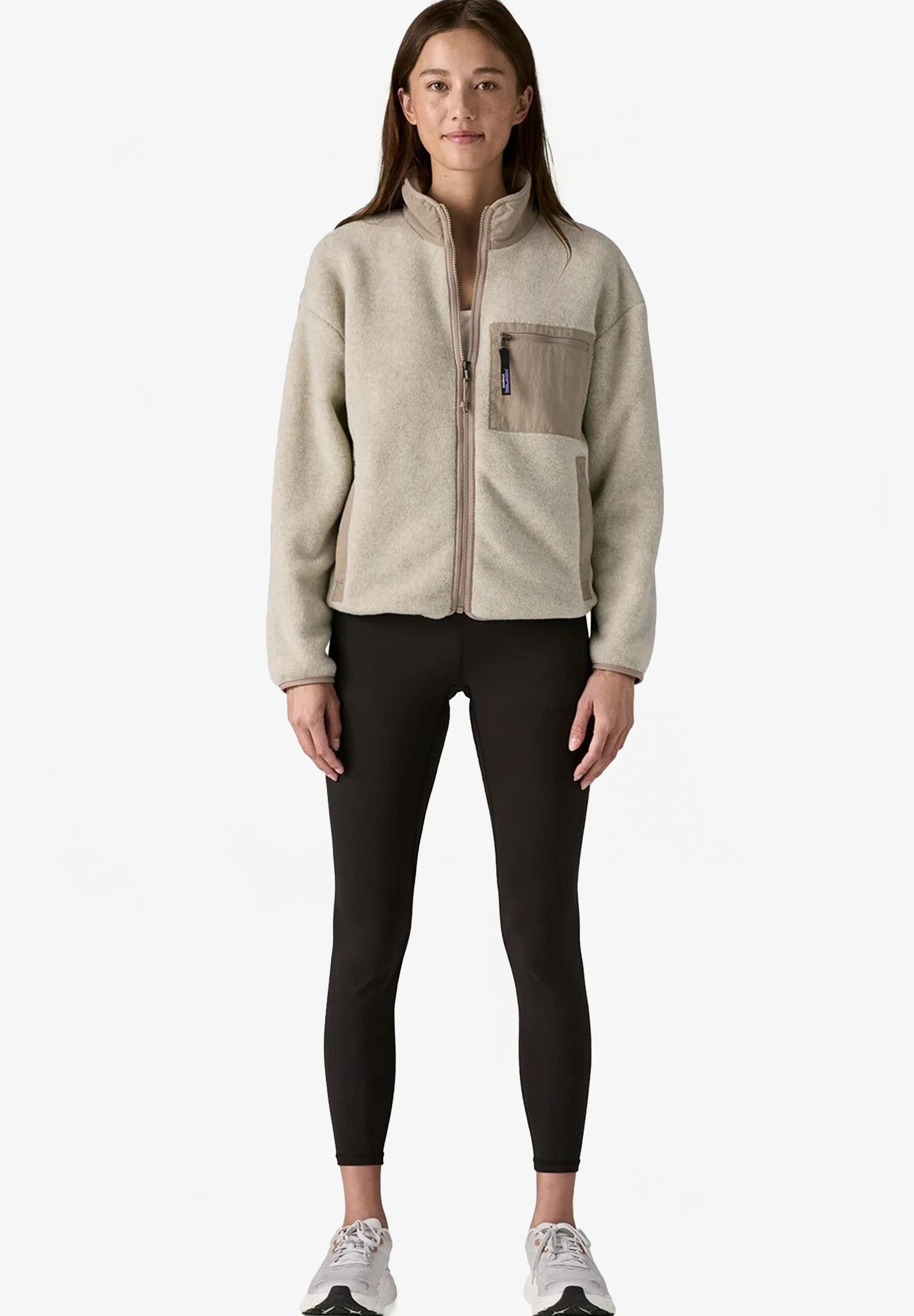 PATAGONIA - Women's Synchilla® Fleece Jacket - Soft Spirea: Dried Vanilla - BACKYARD