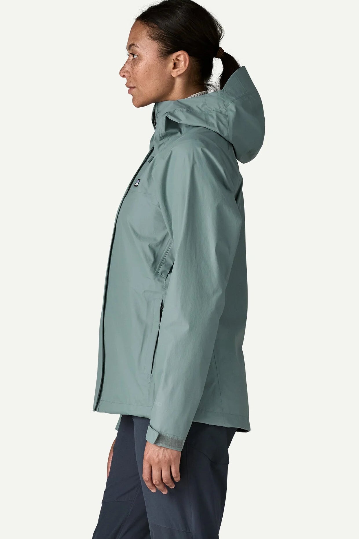 PATAGONIA-Women's Torrentshell 3L Rain Jacket-Blue Sage-BACKYARD