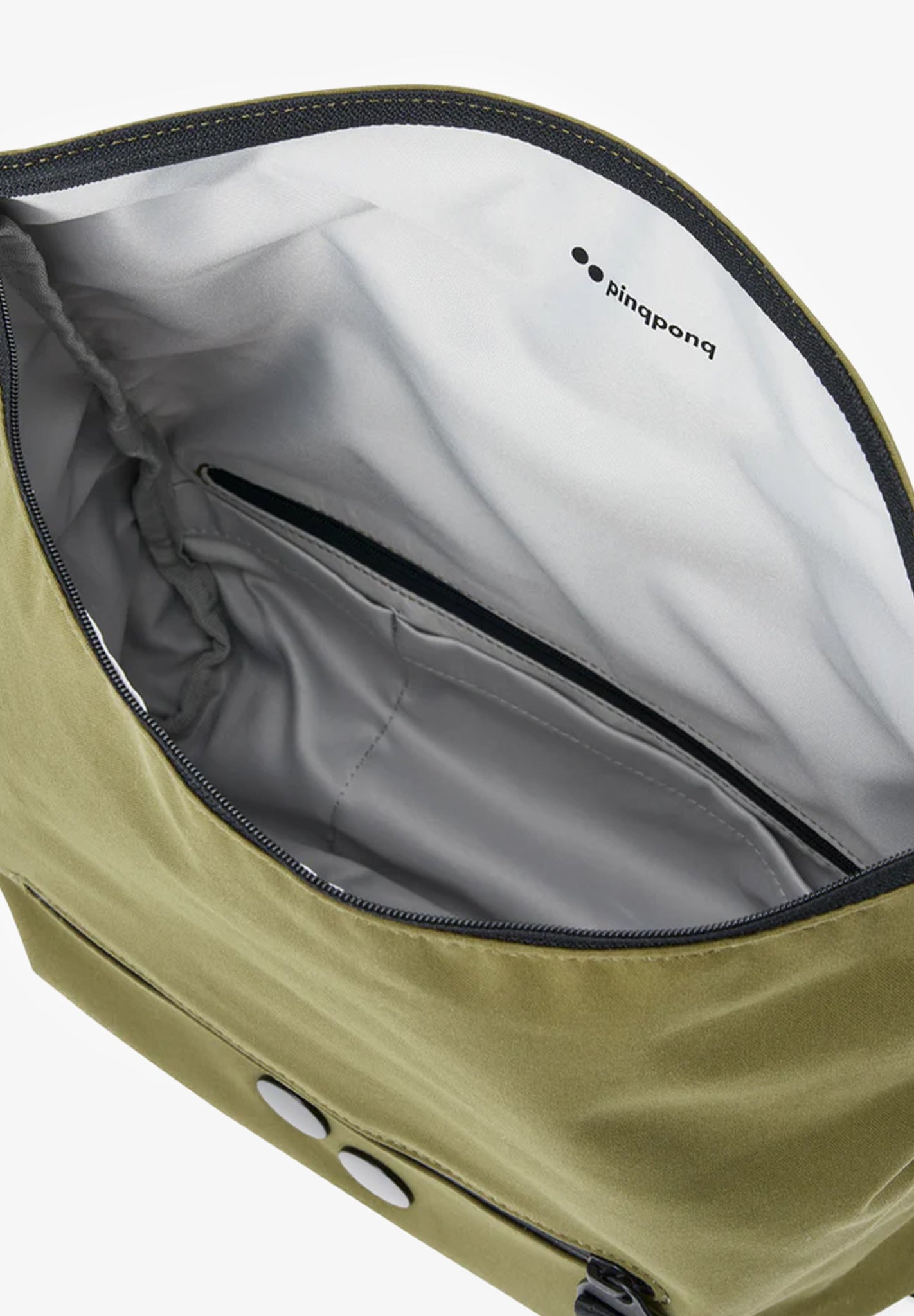 PINQPONQ - Aksel Hipbag - Solid Olive - BACKYARD