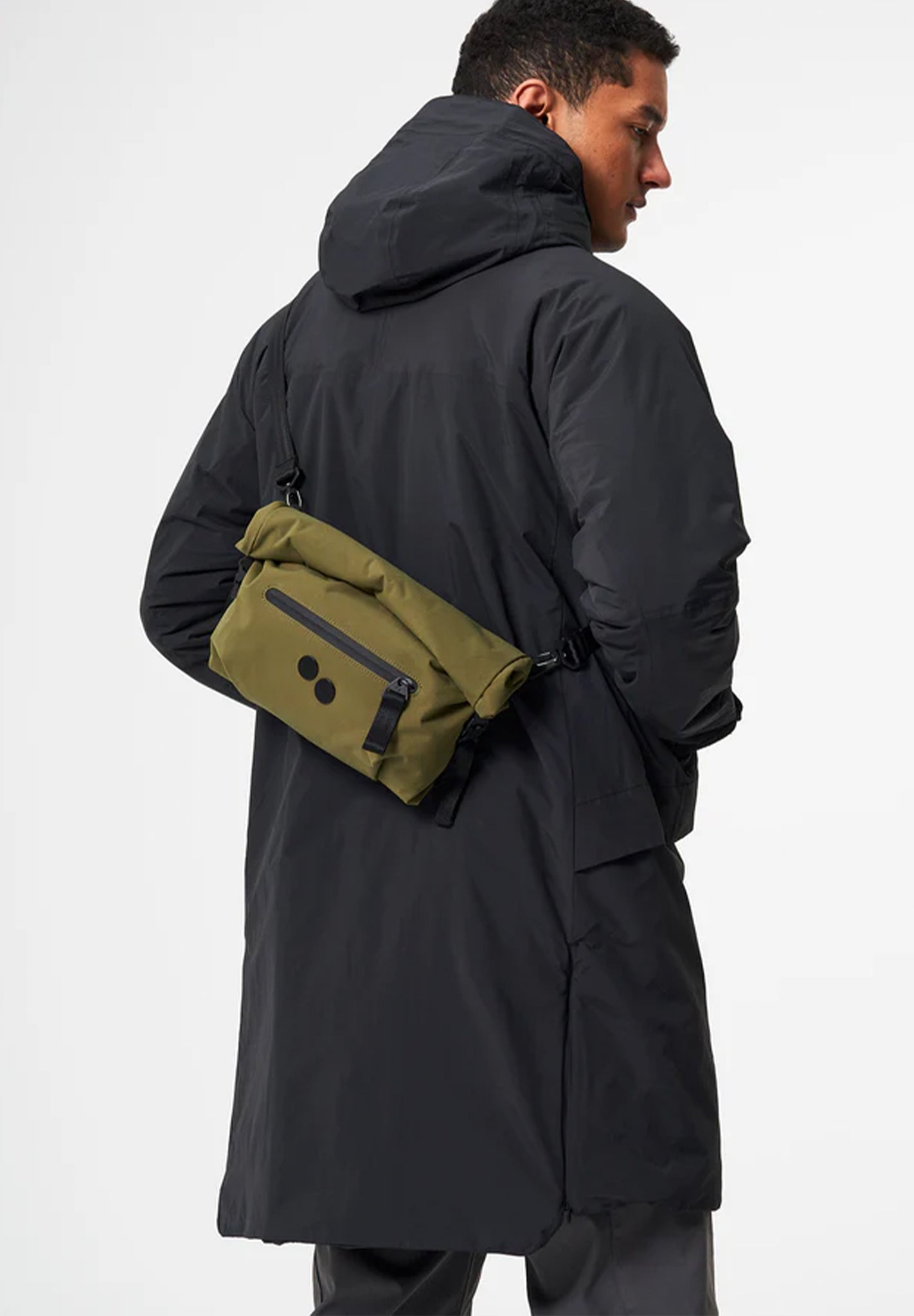 PINQPONQ - Aksel Hipbag - Solid Olive - BACKYARD