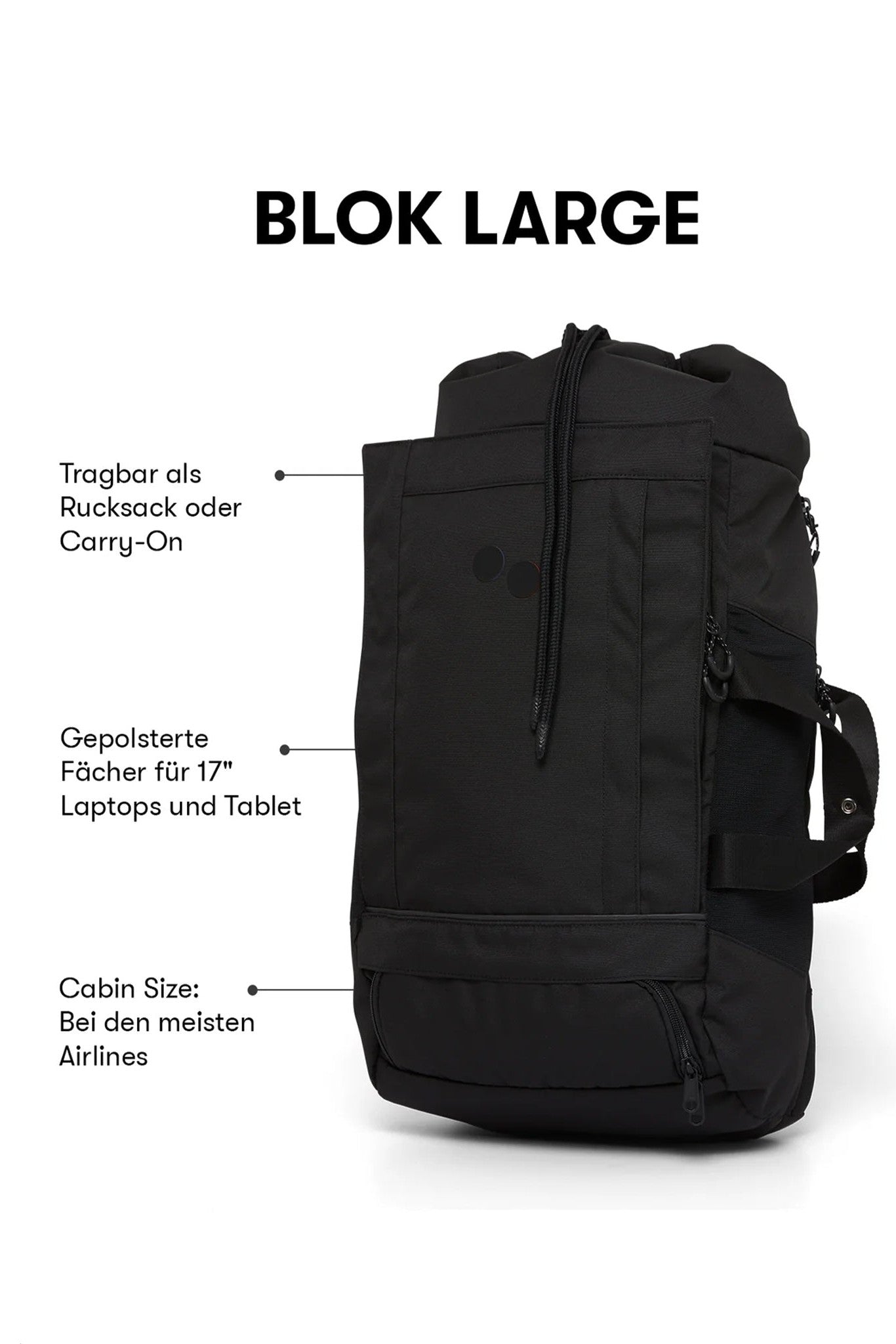 PINQPONQ - Blok Large - Rooted Black - BACKYARD