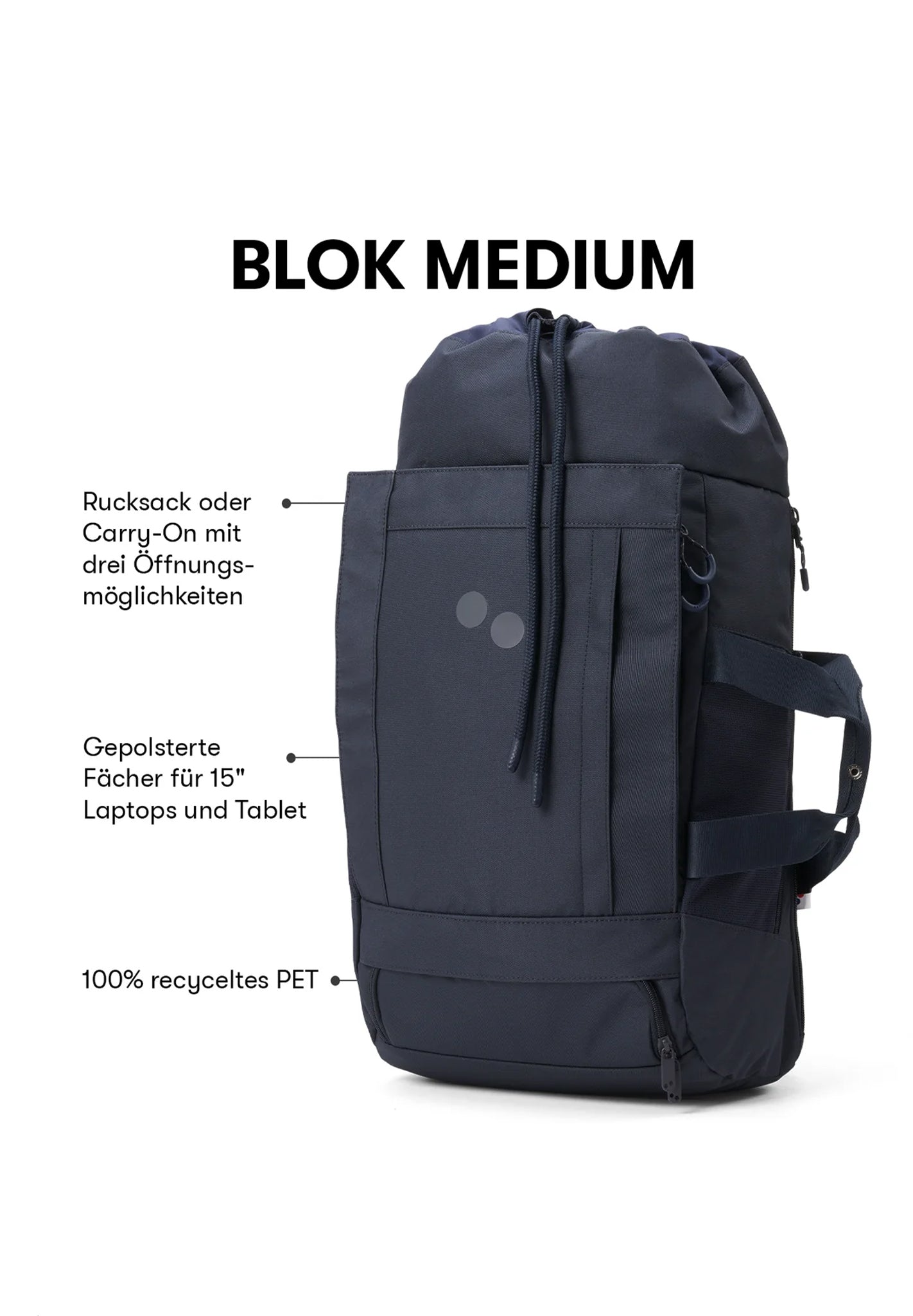 PINQPONQ - Blok Medium - Fjord Navy - BACKYARD