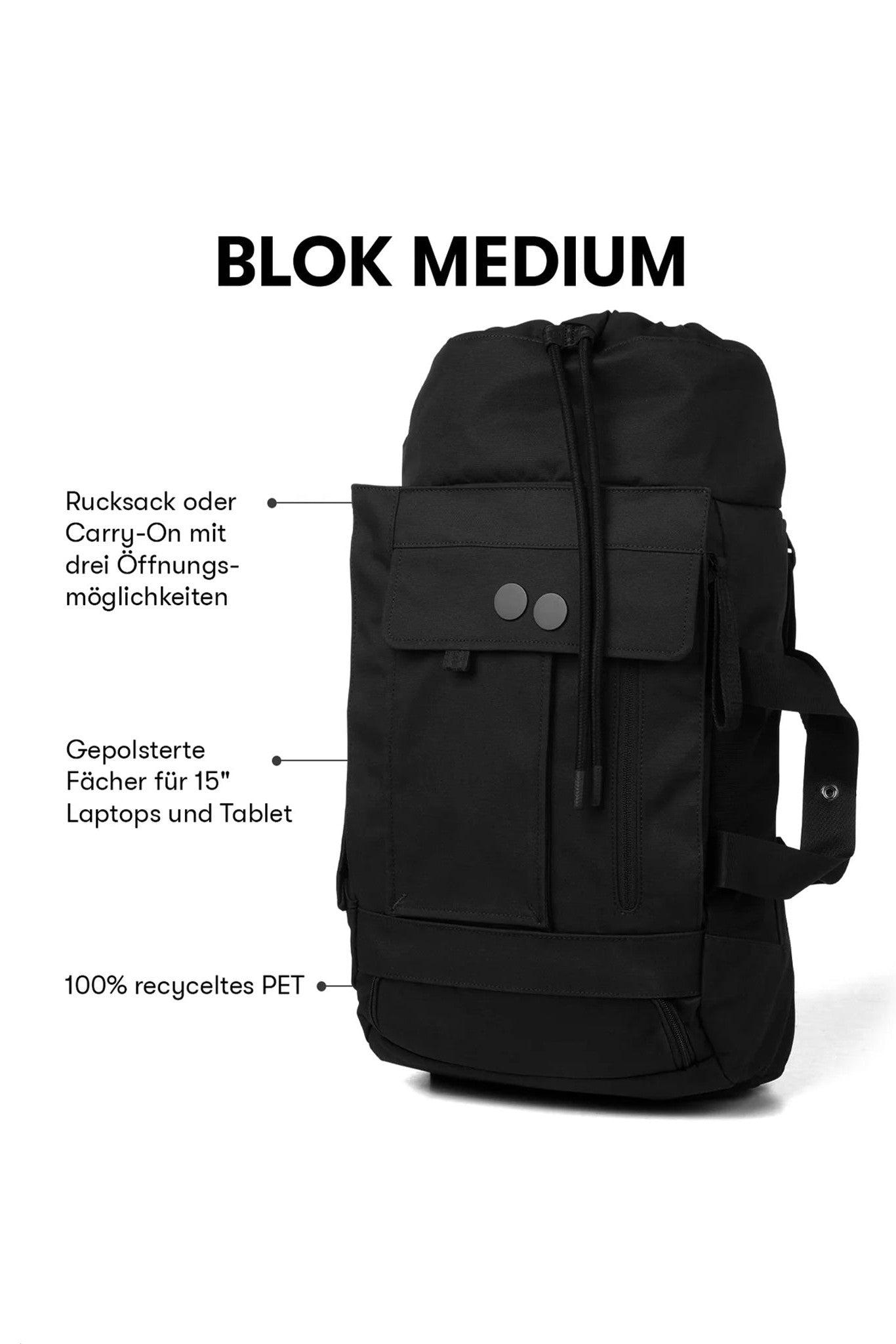 PINQPONQ - Blok Medium - Construct Black - BACKYARD