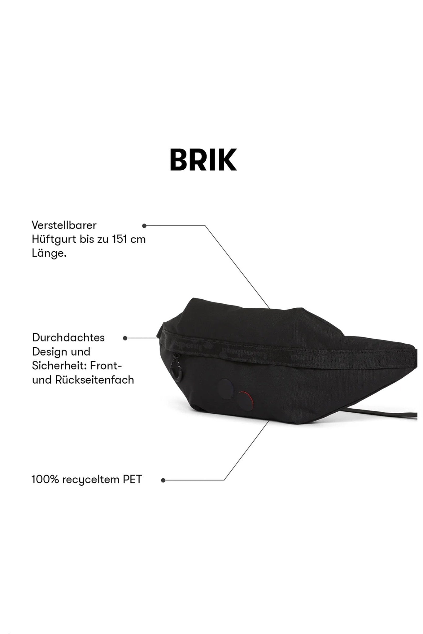 PINQPONQ - Brik Hipbag - Cliff Beige - BACKYARD