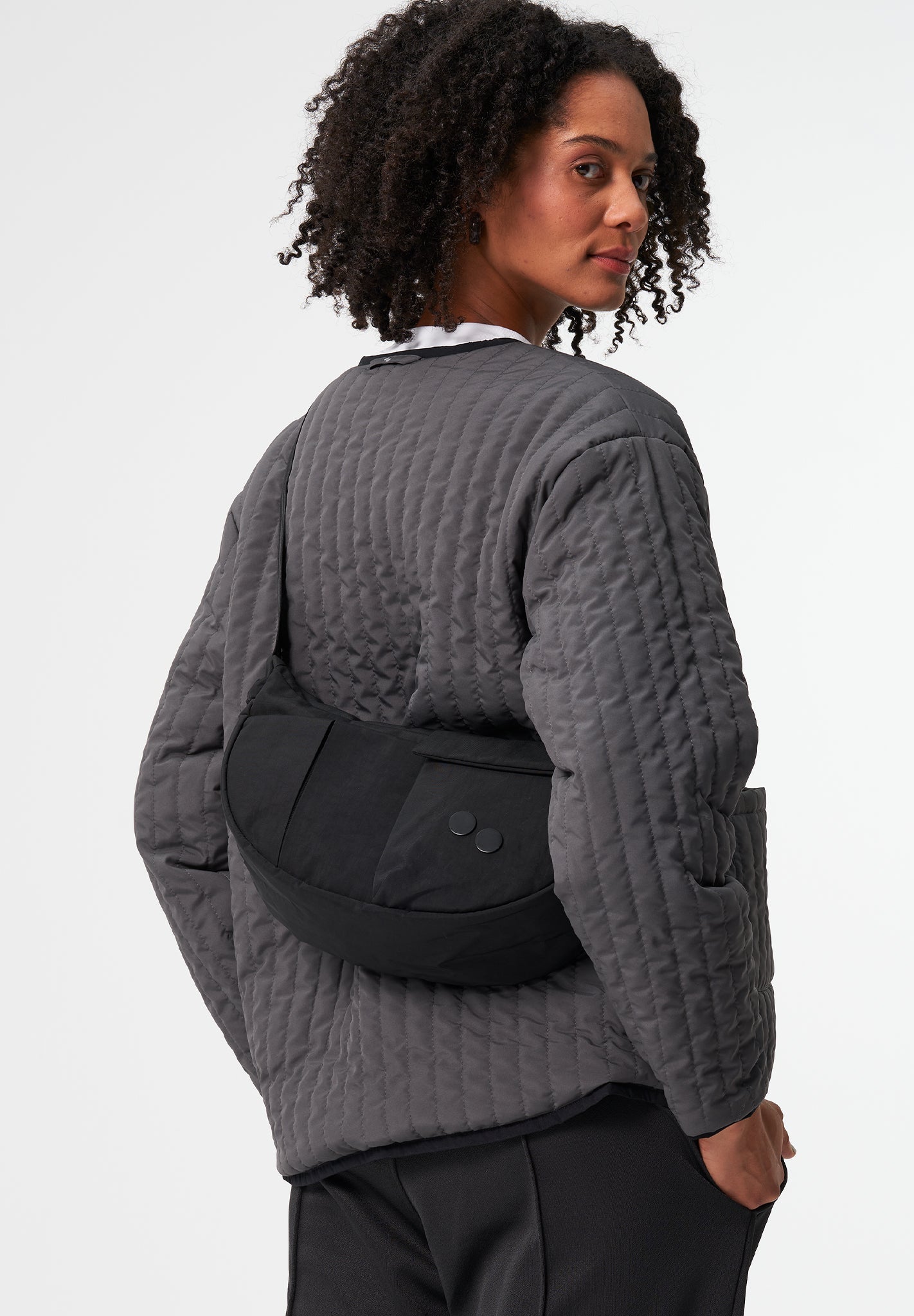 PINQPONQ - Krumm Medium - Crinkle Black - BACKYARD