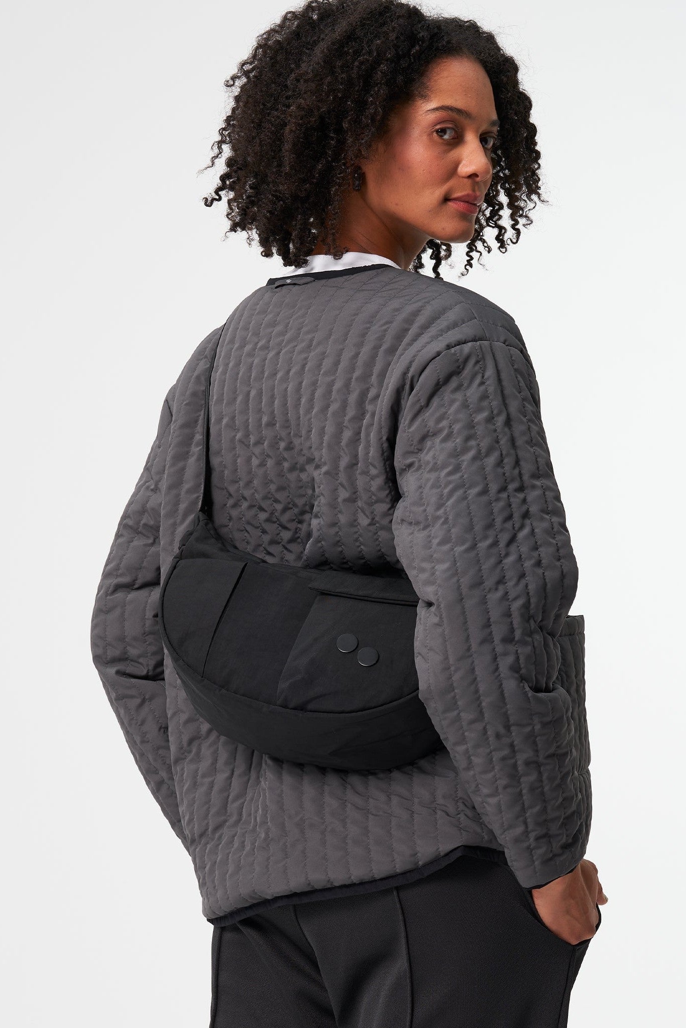 PINQPONQ - Krumm Medium - Crinkle Black - BACKYARD