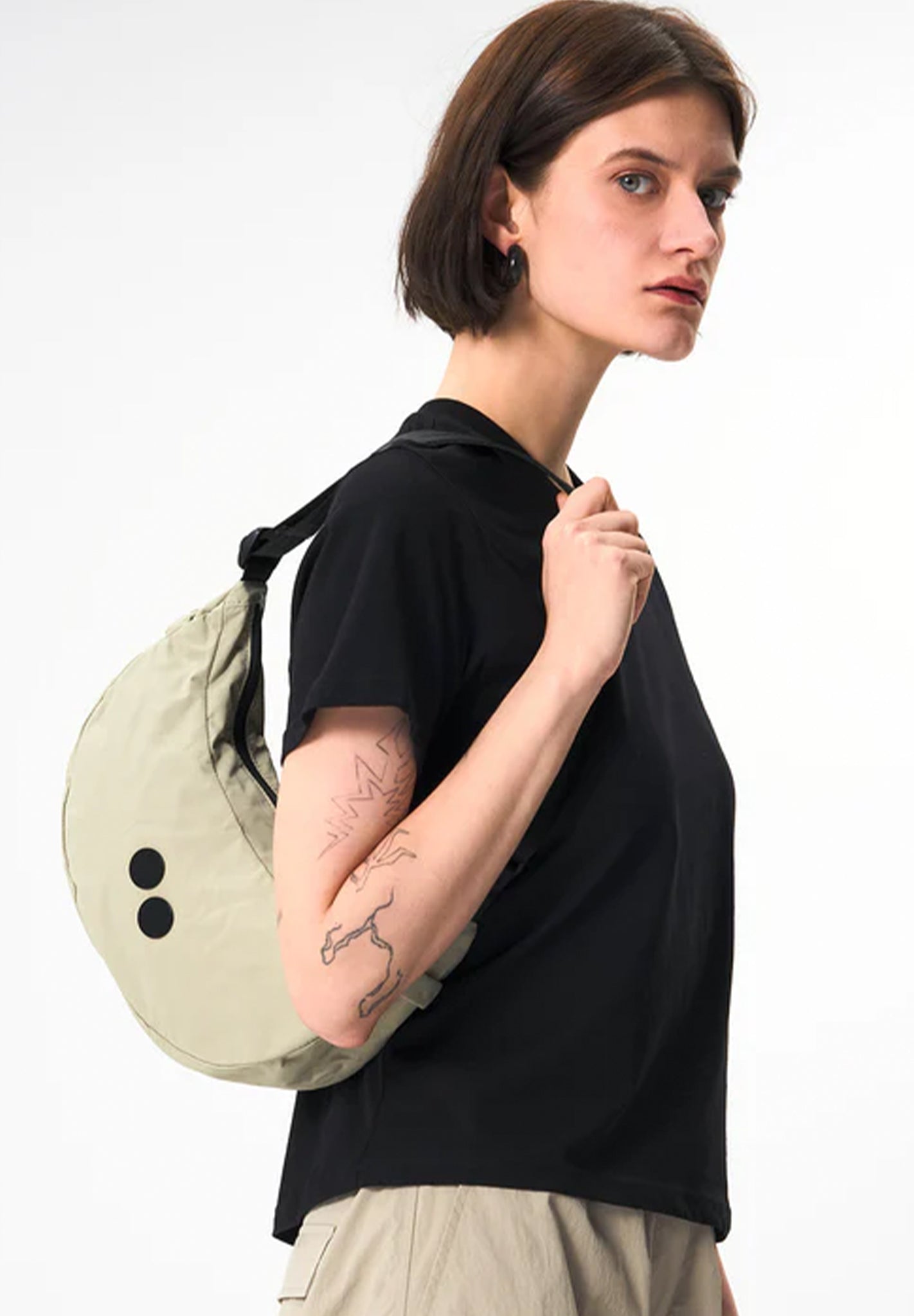 PINQPONQ - Krumm Small - Pure Olive - BACKYARD