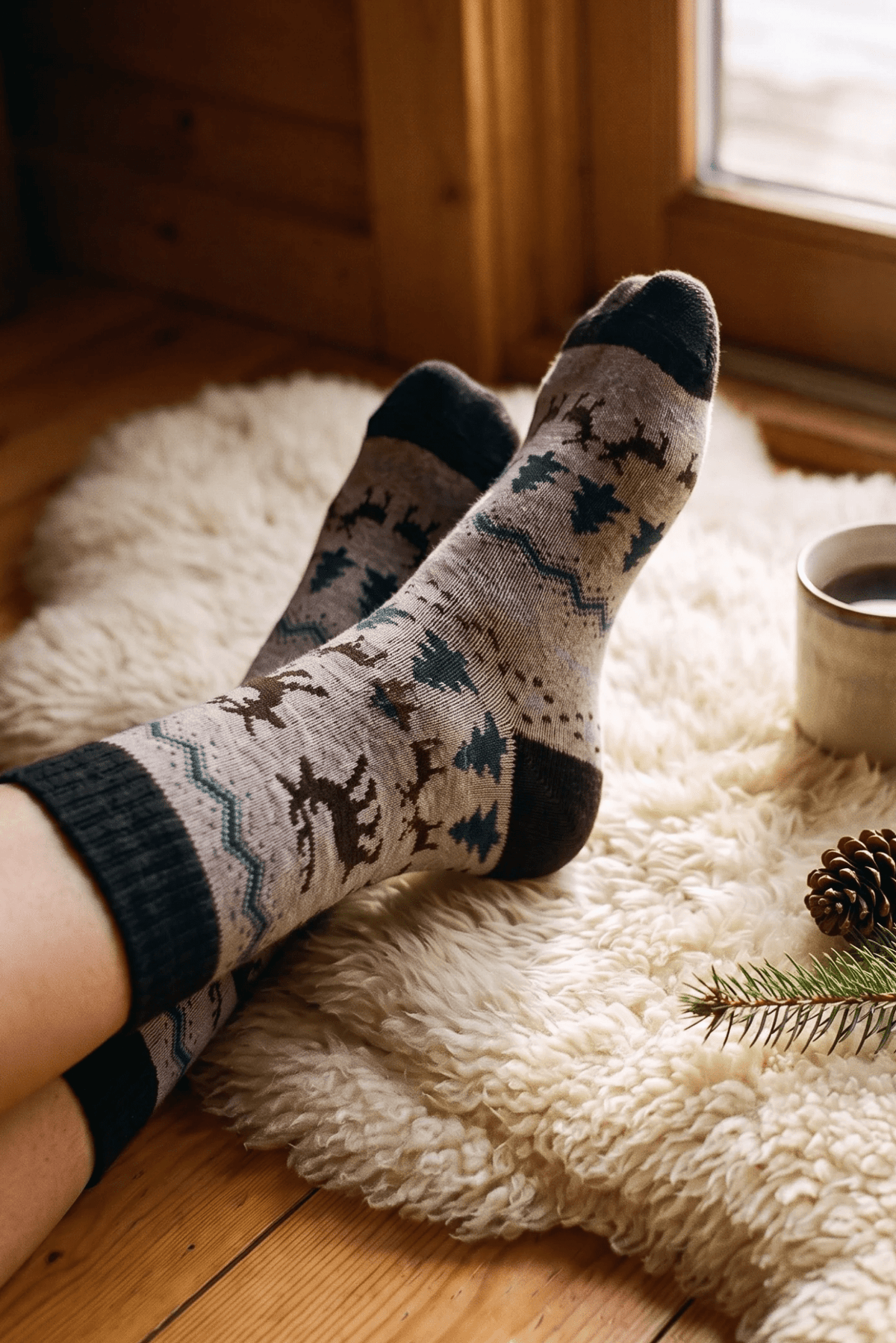 POLAR STAR-Villrein Nordic Socks-Villrein Reindeer-BACKYARD