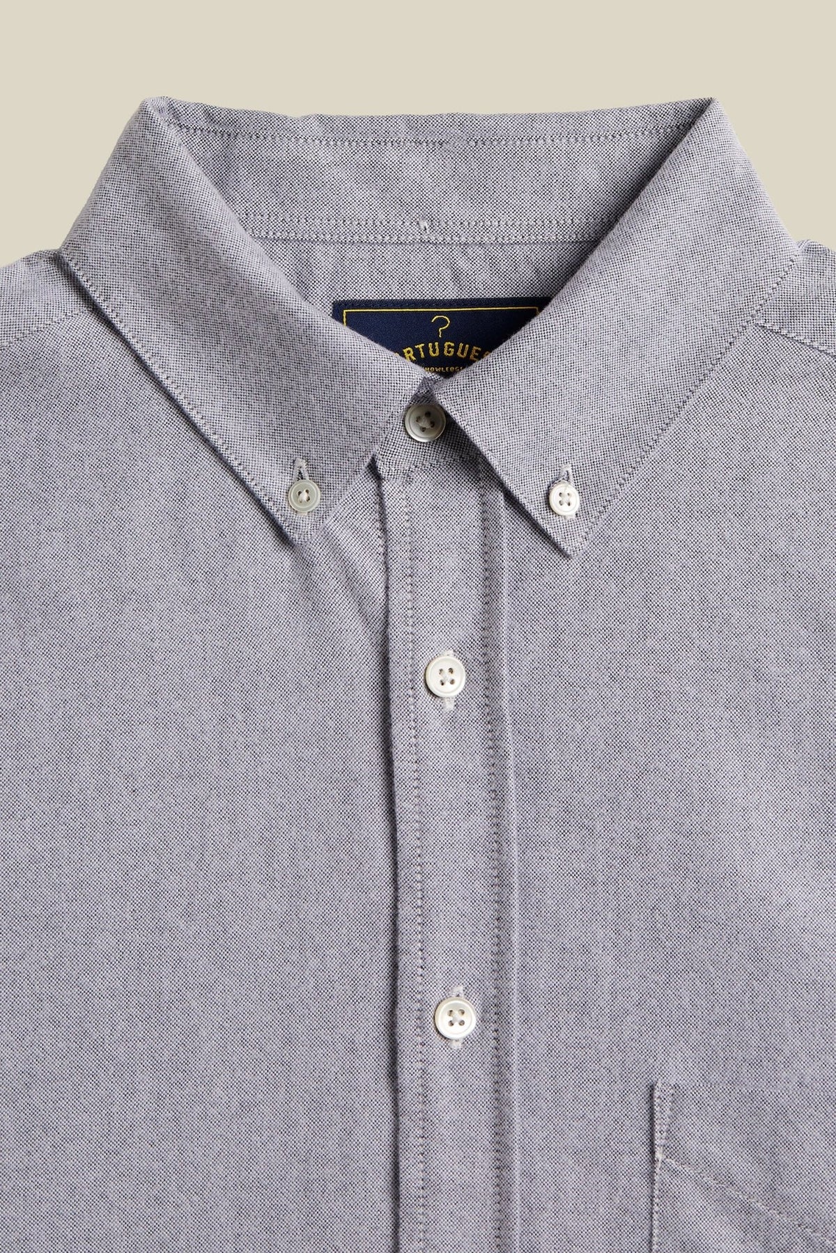 PORTUGUESE FLANNEL-Brushed Oxford-Black-BACKYARD