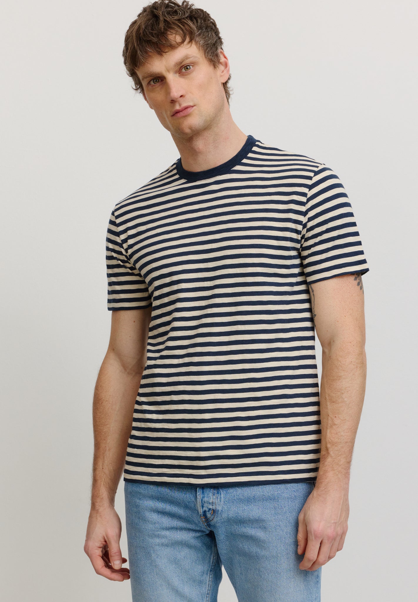 RECOLUTION - Delonix Stripes - Dark Navy - BACKYARD