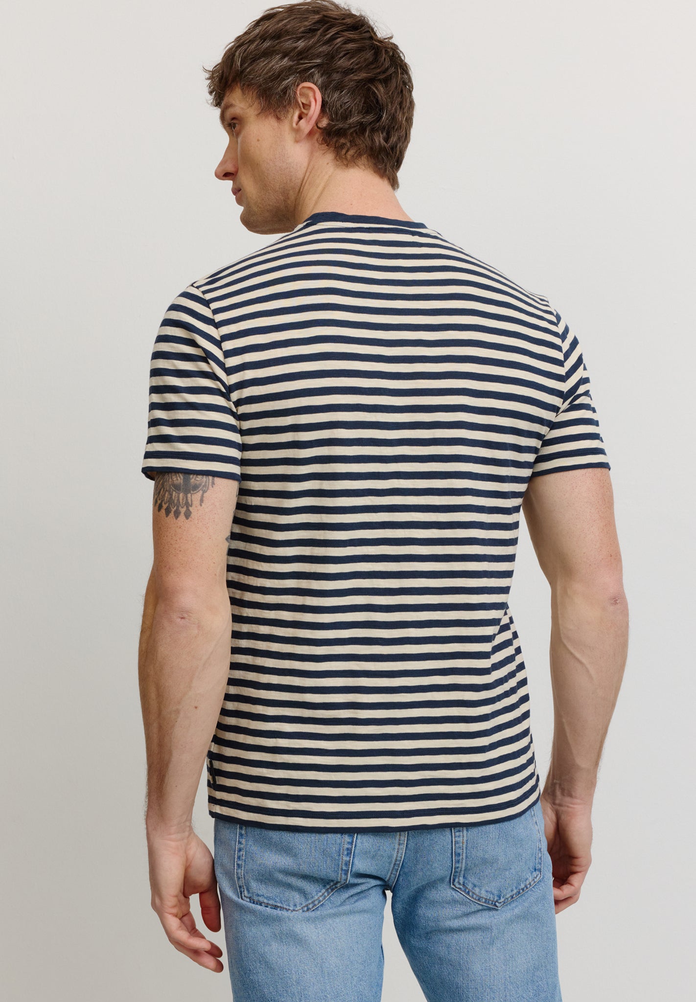 RECOLUTION - Delonix Stripes - Dark Navy - BACKYARD