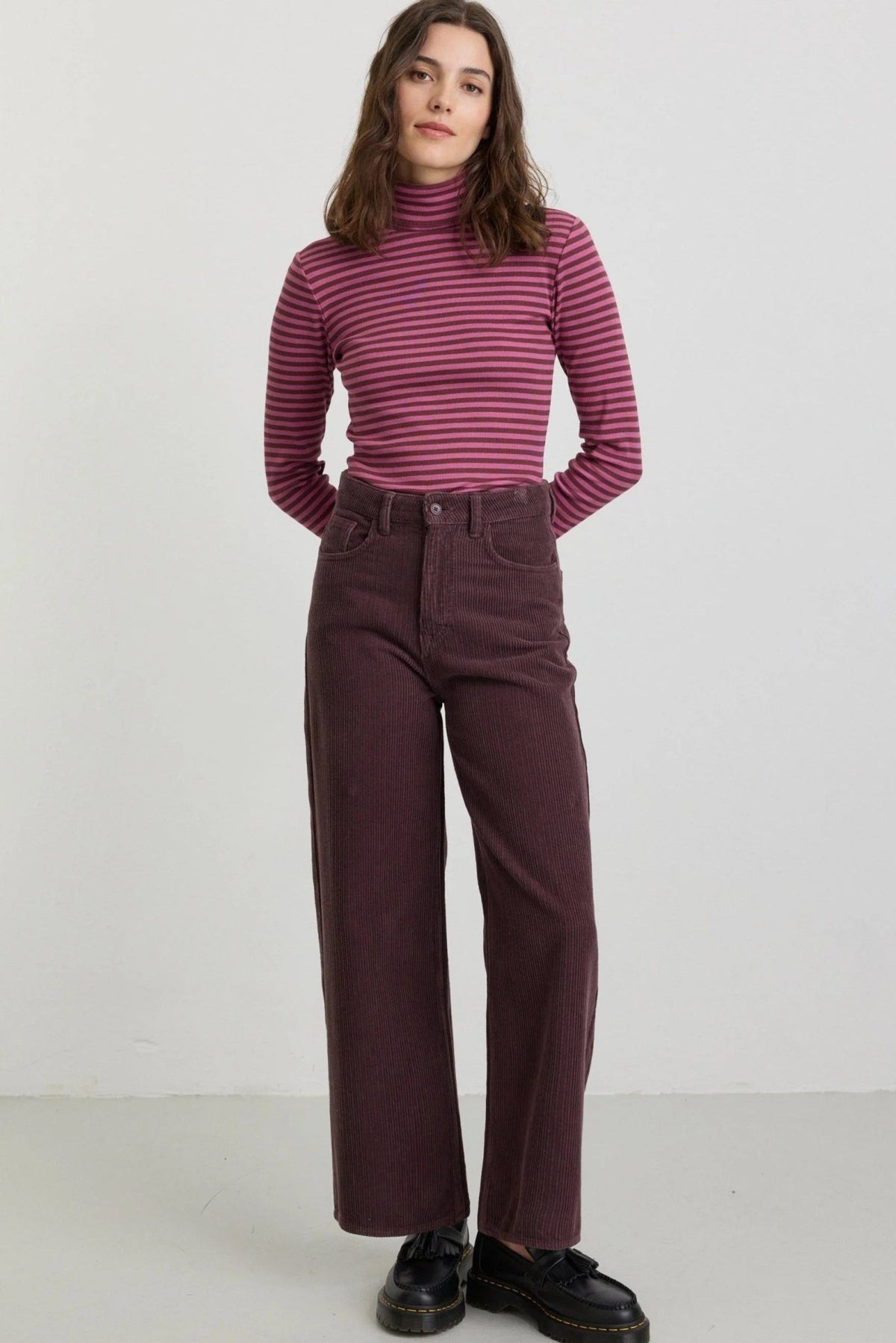 RECOLUTION-Erica Corduroy-Dark Grape-BACKYARD