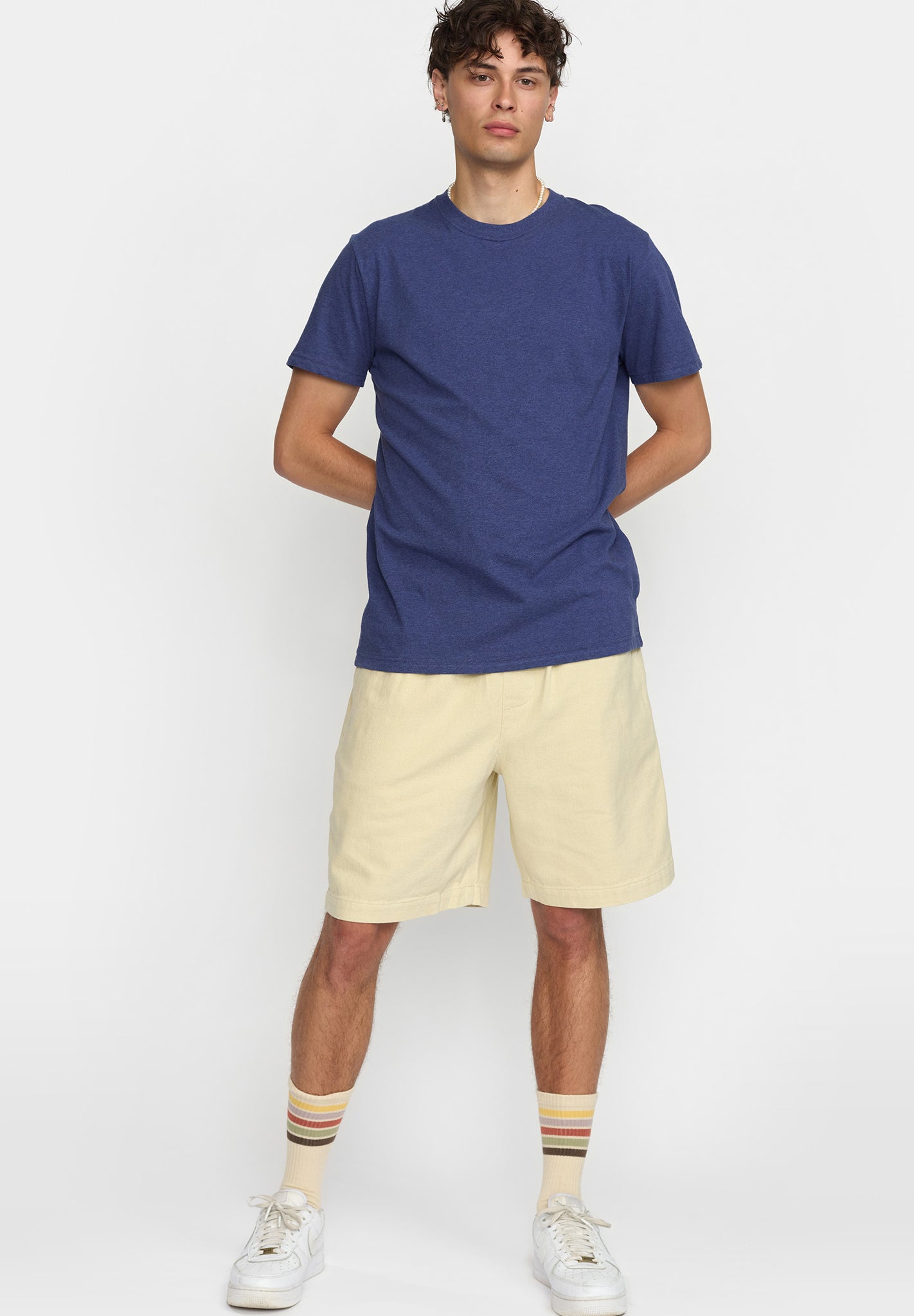 REVOLUTION - 1051 Regular T-Shirt - Purple - BACKYARD