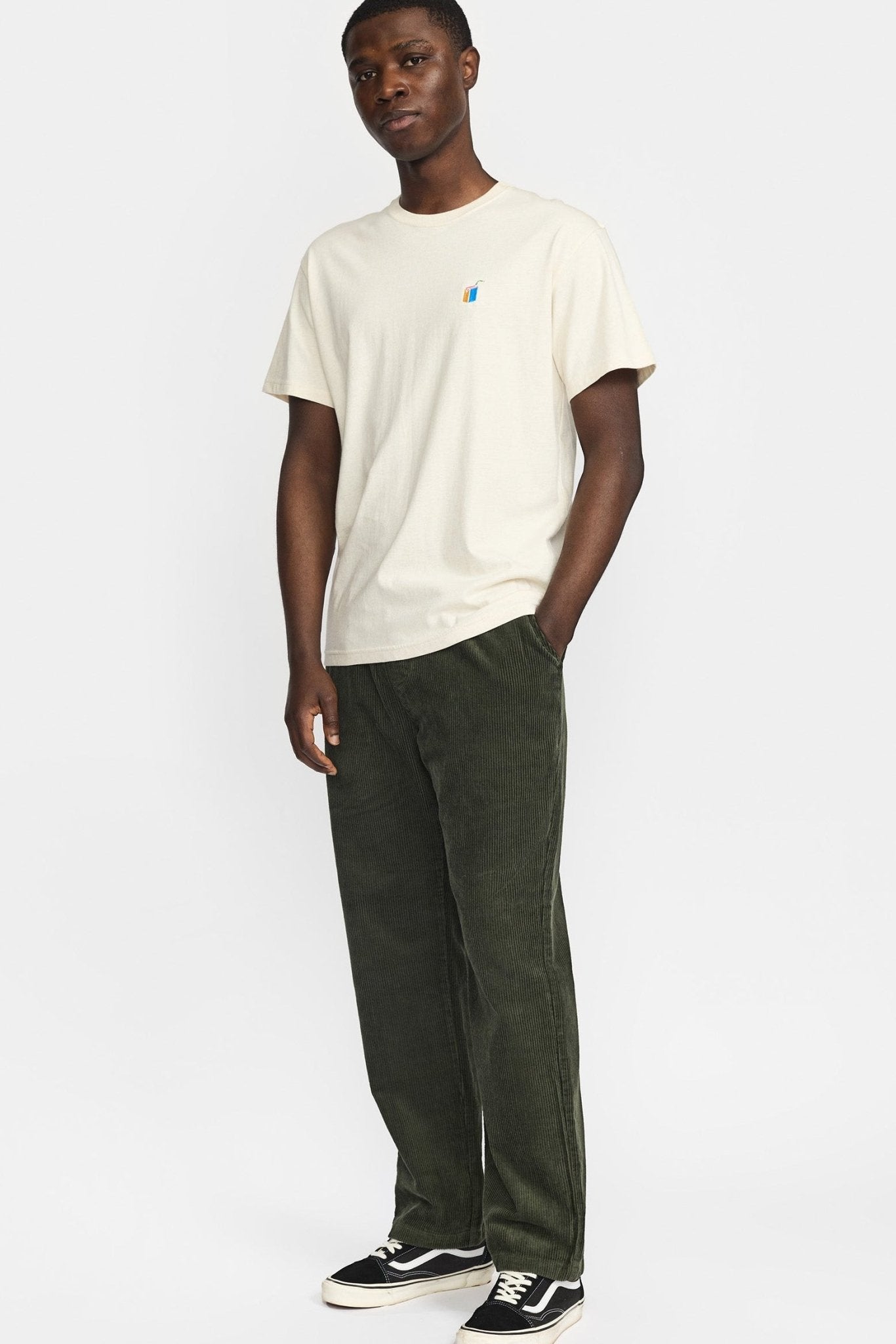REVOLUTION-1461 JUI Application T-Shirt-Offwhite Melange-BACKYARD