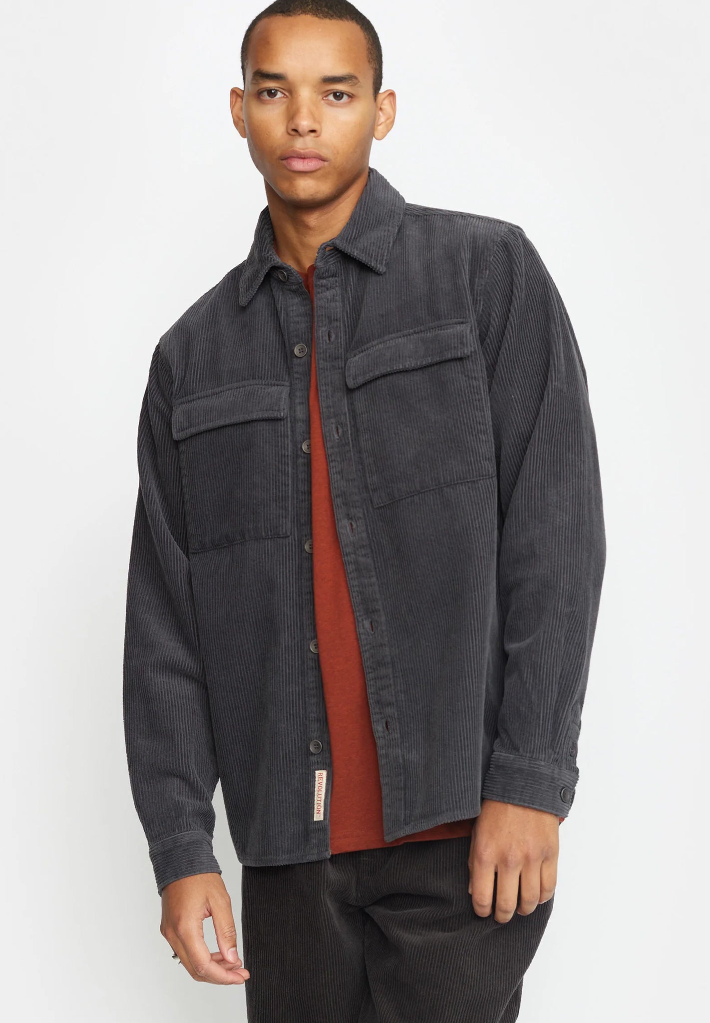 REVOLUTION - 3776 Utility Overshirt - Darkgrey - BACKYARD