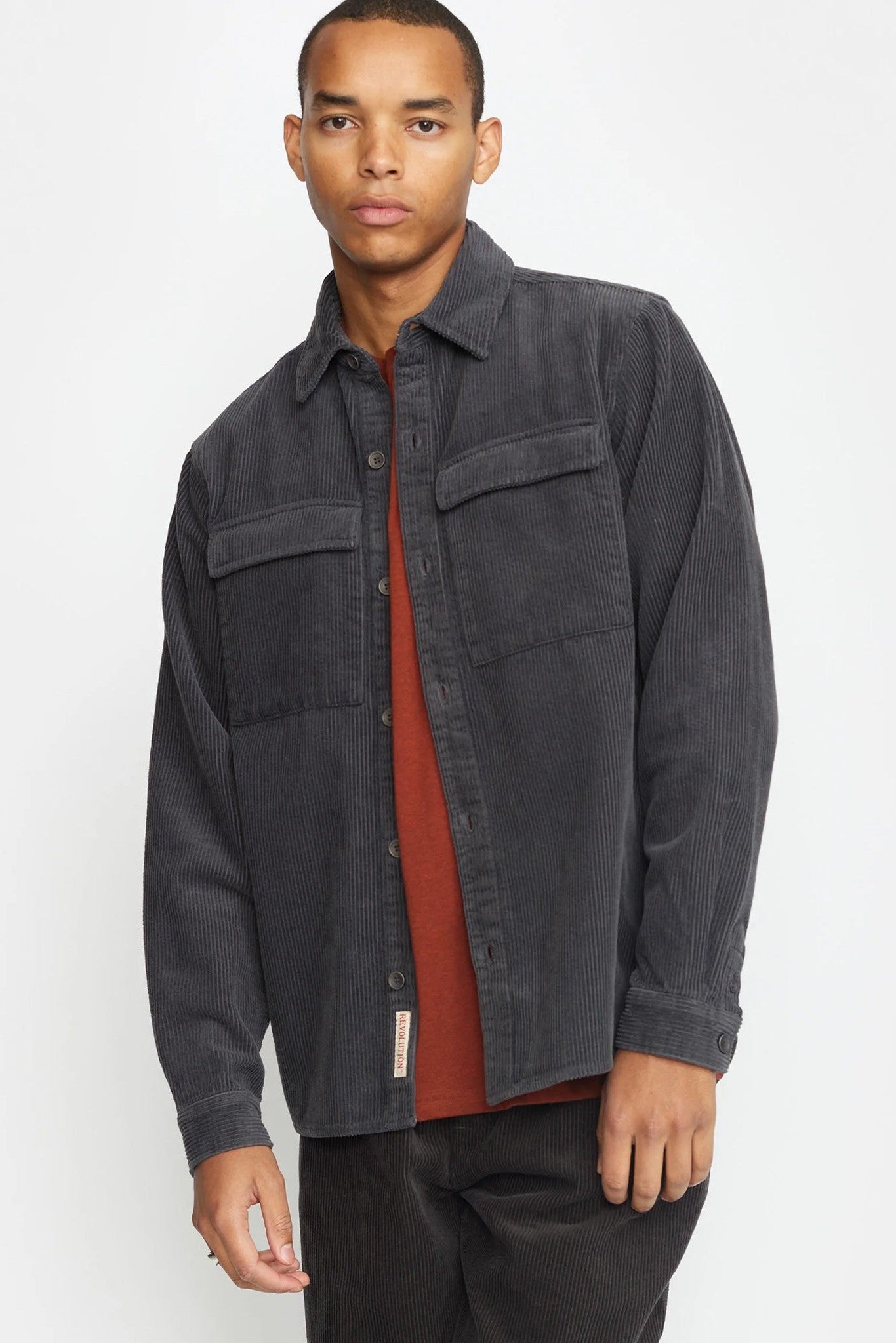 REVOLUTION - 3776 Utility Overshirt - Darkgrey - BACKYARD