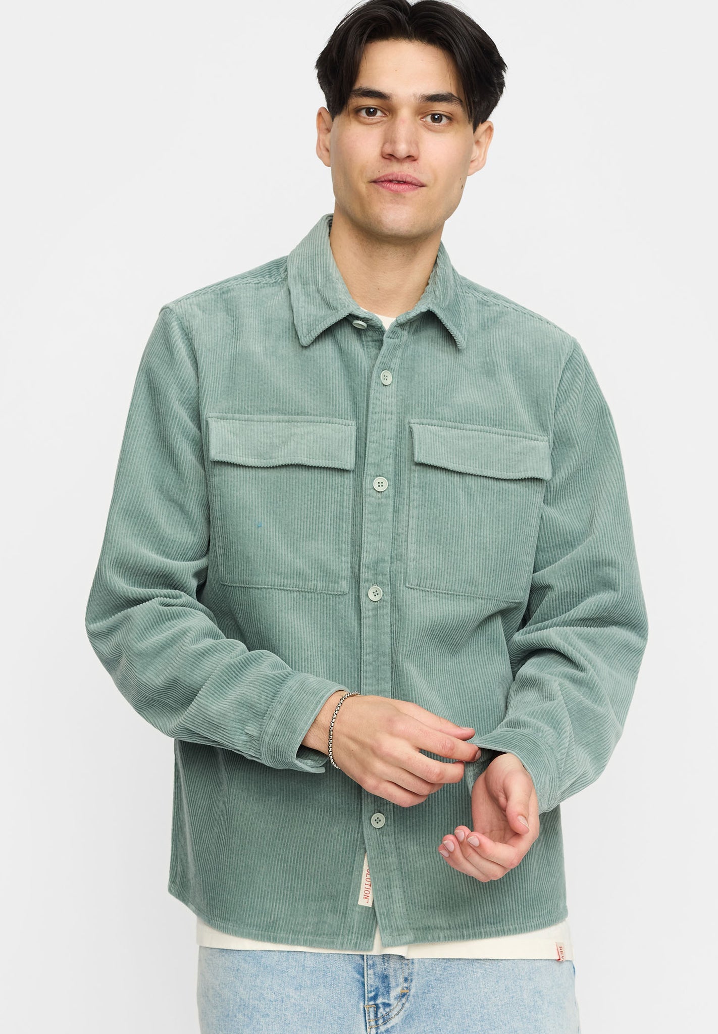 REVOLUTION - 3776 Utility Overshirt - Dustmint - BACKYARD