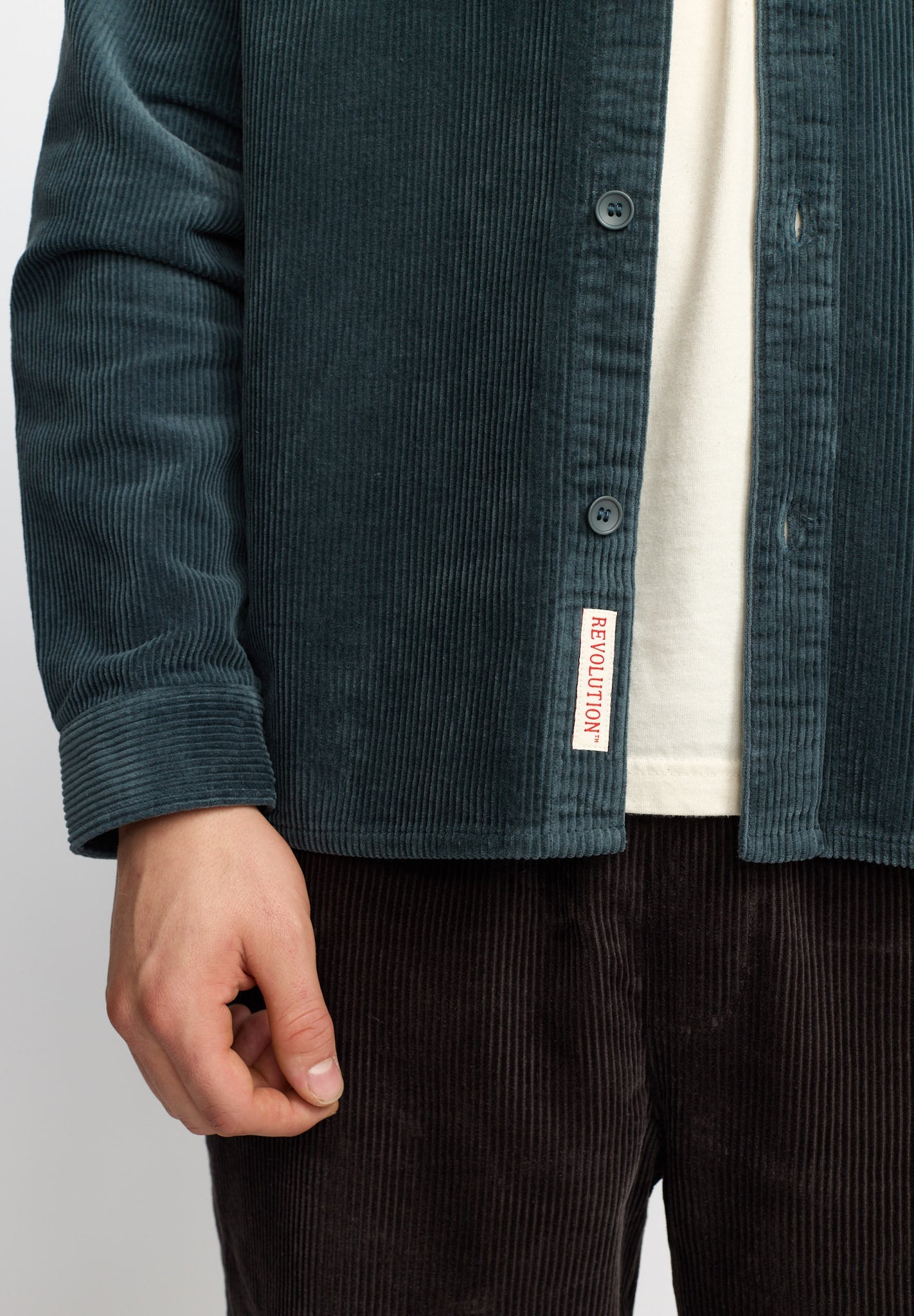 REVOLUTION - 3776 Utility Overshirt - Petrol - BACKYARD