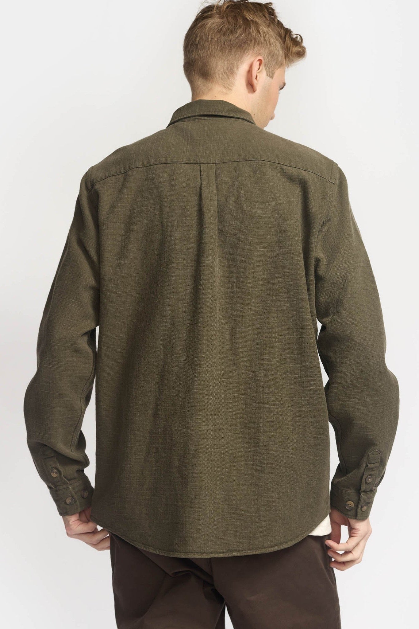 REVOLUTION - 3997 Casual Overshirt - Army - BACKYARD