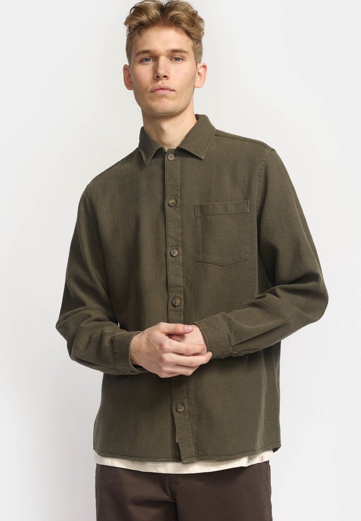 Revolution 3997 Casual Overshirt, Army bei BACKYARD