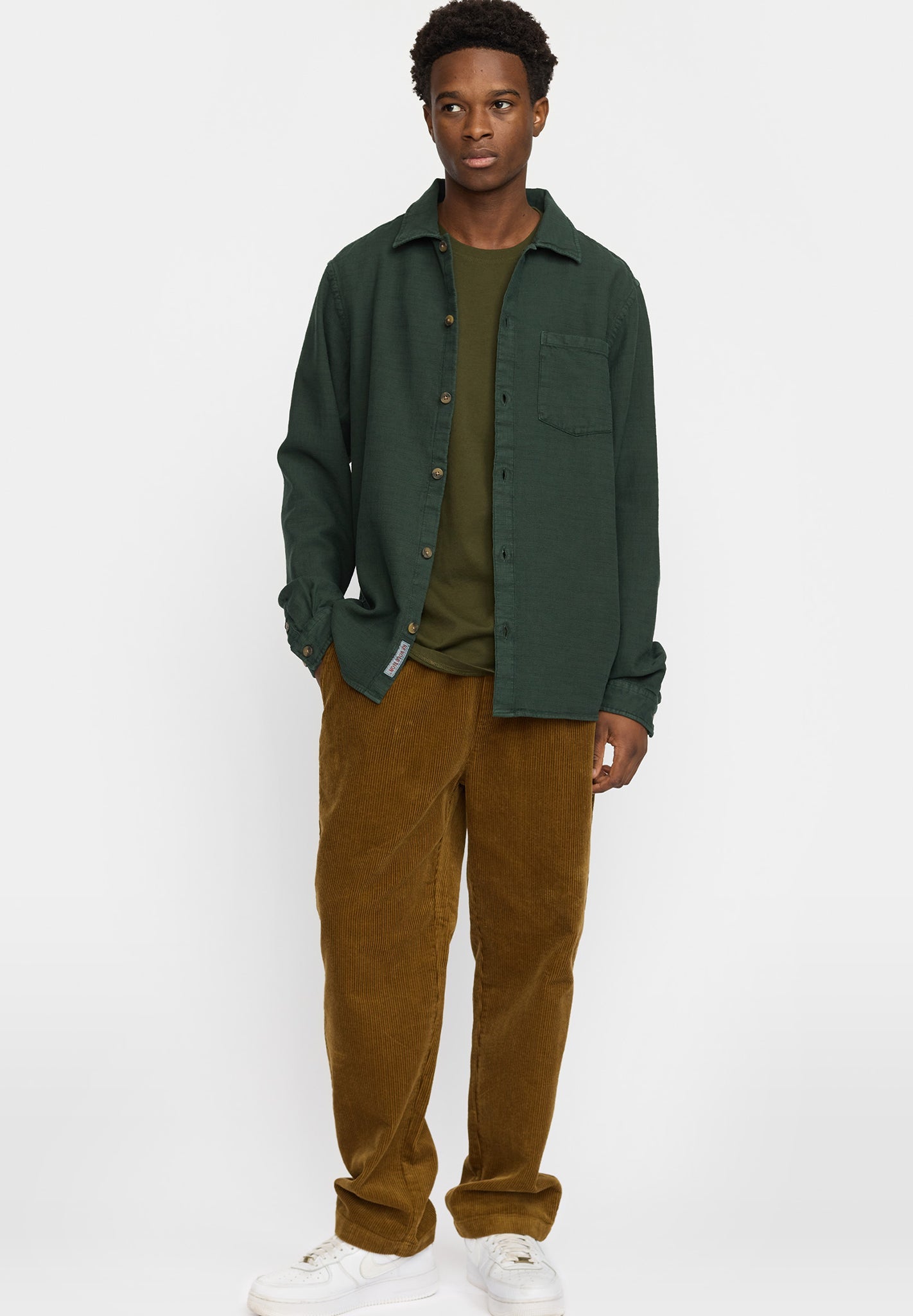 REVOLUTION - 3997 Casual Overshirt - Darkgreen - BACKYARD