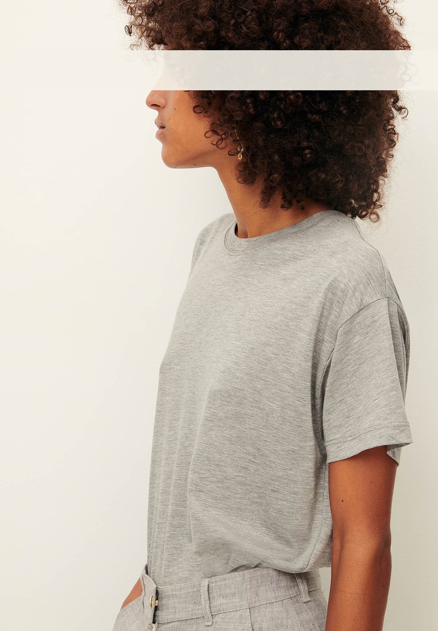SESSUN - Too Tee - Mid Grey - BACKYARD