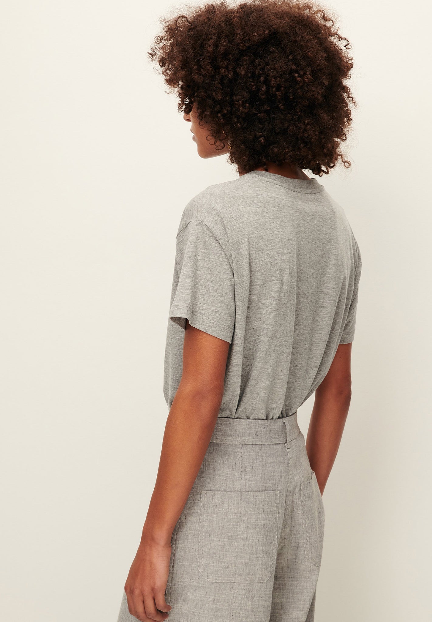 SESSUN - Too Tee - Mid Grey - BACKYARD