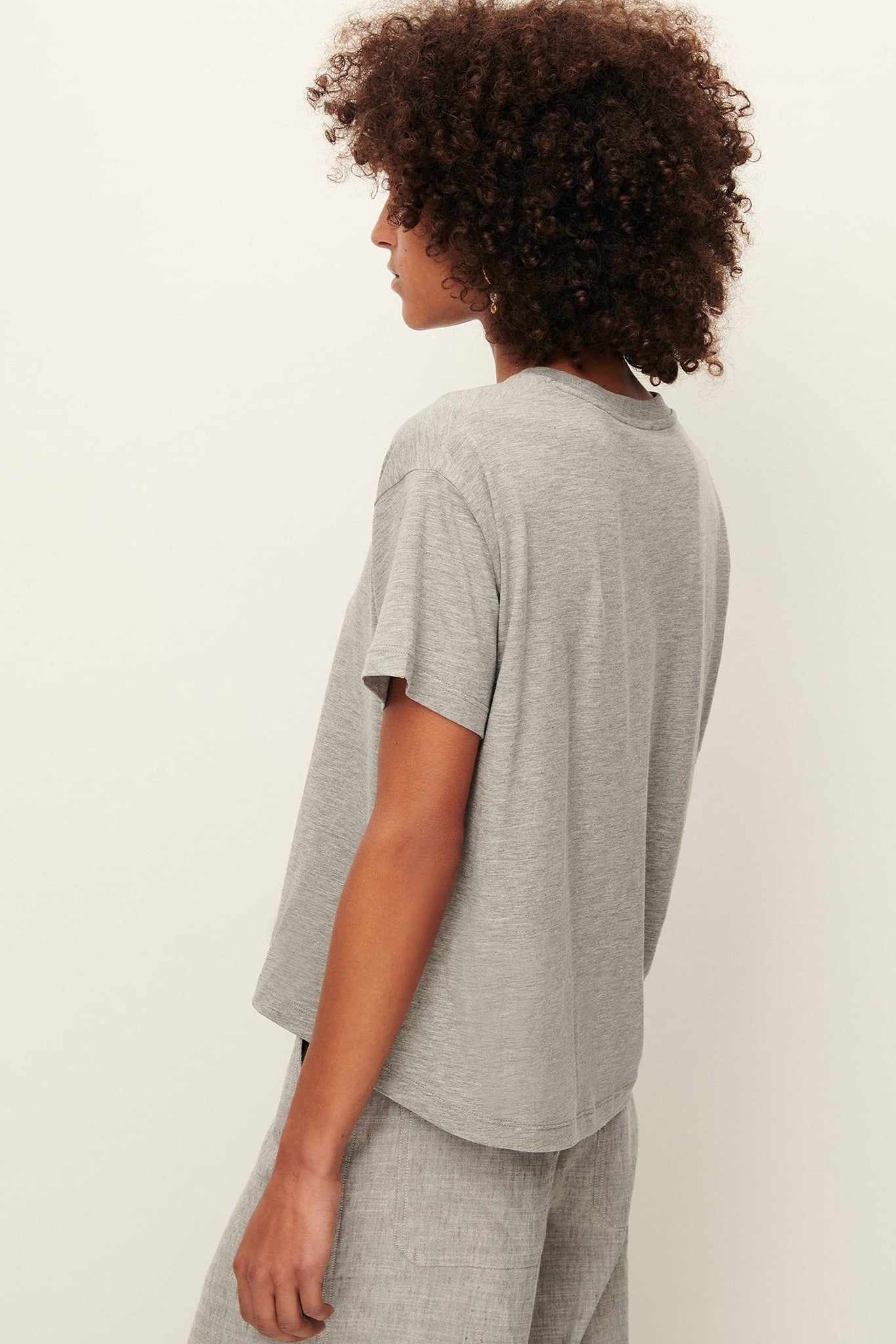 SESSUN - Too Tee - Mid Grey - BACKYARD