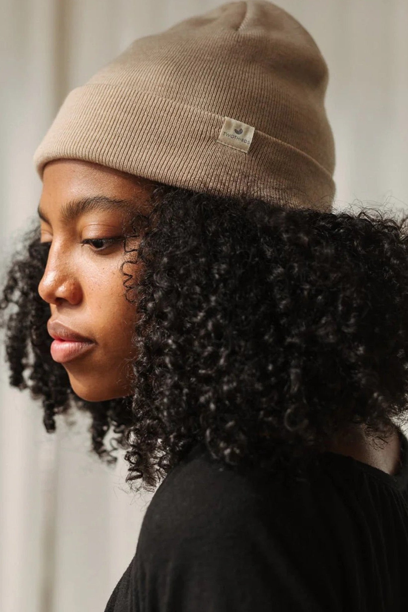 TWOTHIRDS - Merino Beanie - Beige - BACKYARD