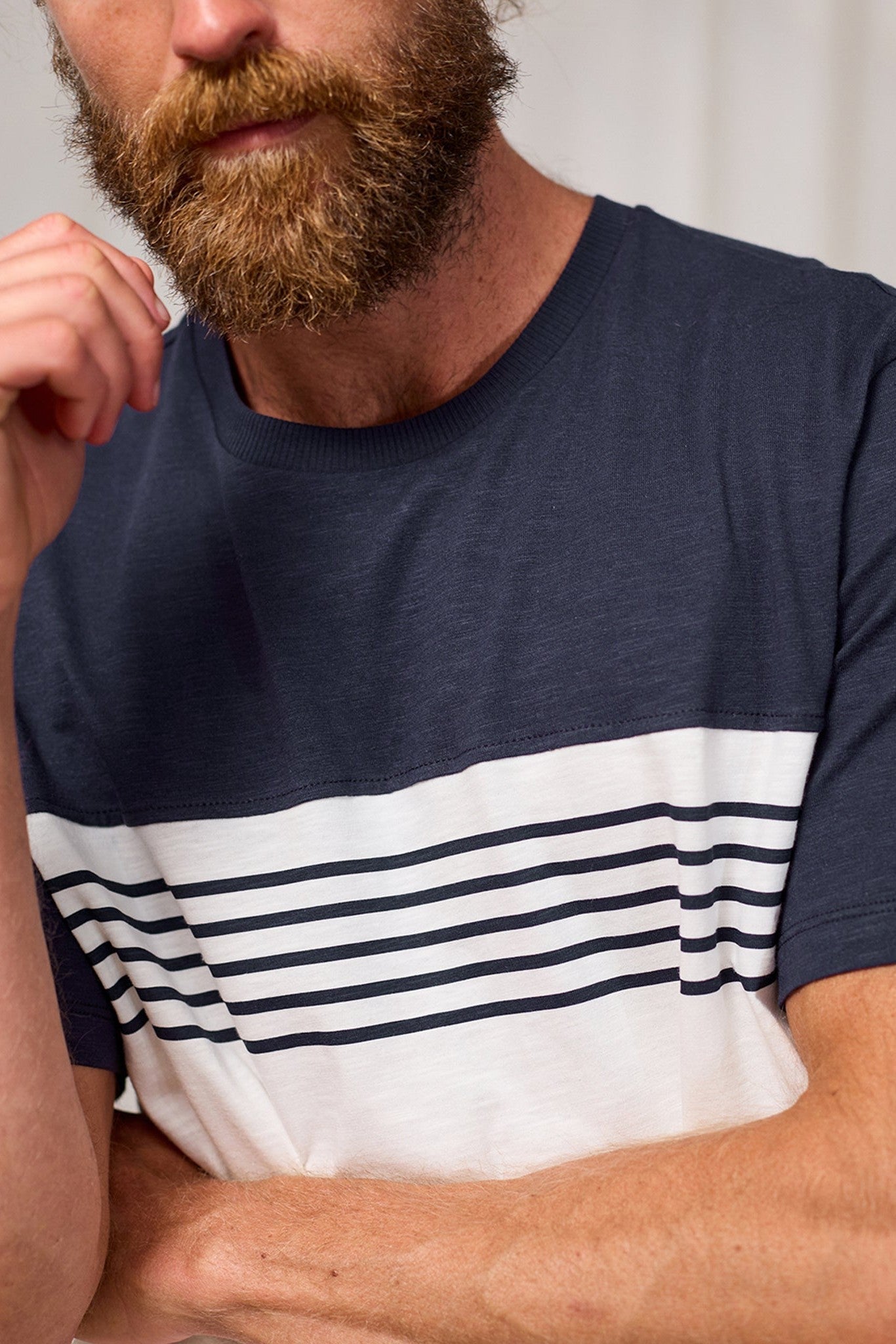 TWOTHIRDS - Plavi - Ecru Navy - BACKYARD