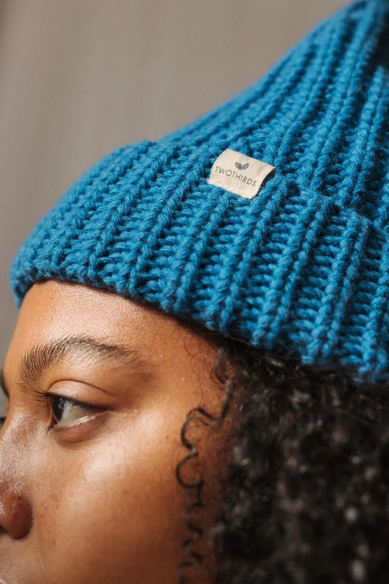 TWOTHIRDS - Ribbed Beanie - Ocean - BACKYARD