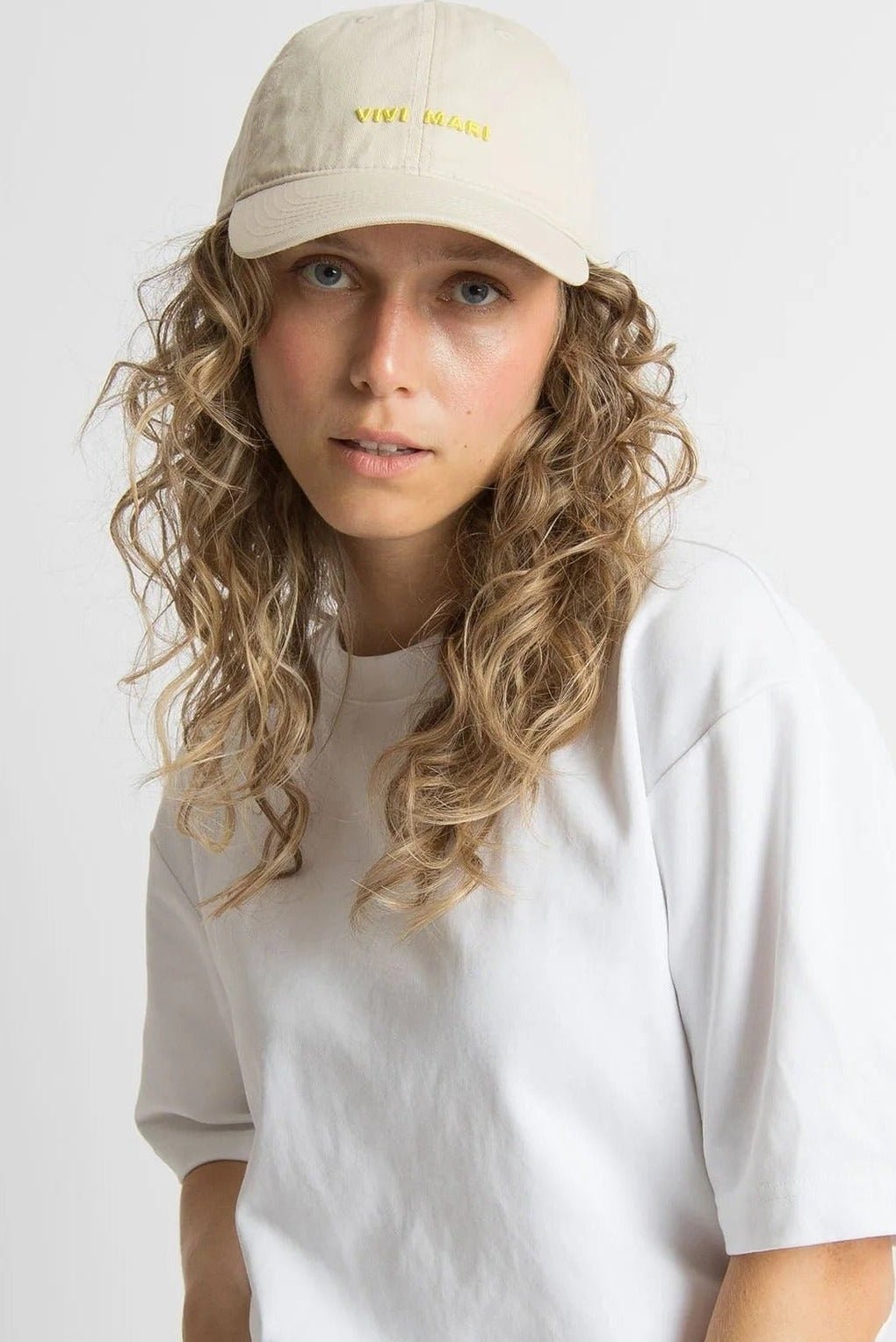 VIVI MARI-Cap Solid-Sand Yellow-BACKYARD