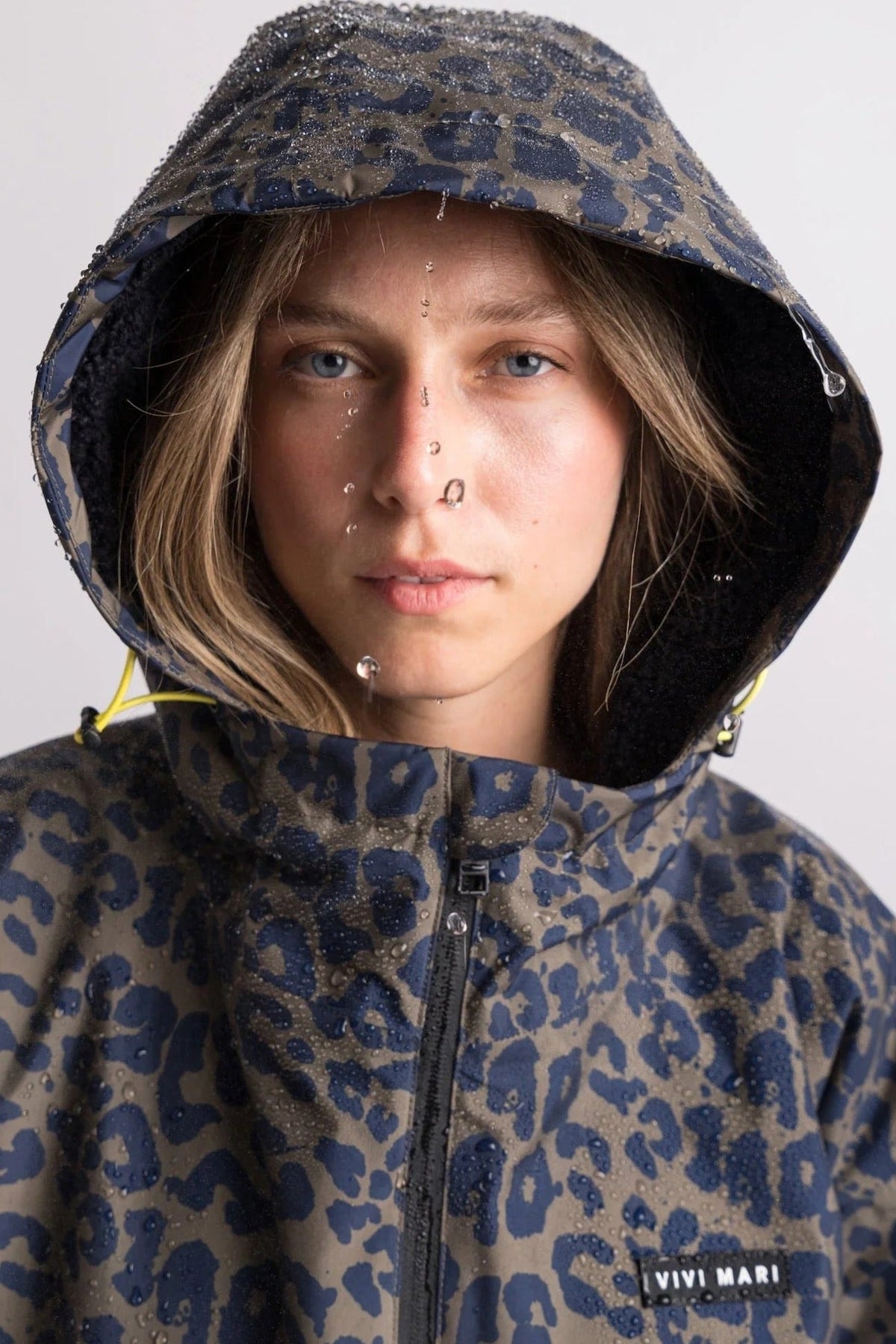 VIVI MARI-Rain Parka-Navy Olive Navy-BACKYARD
