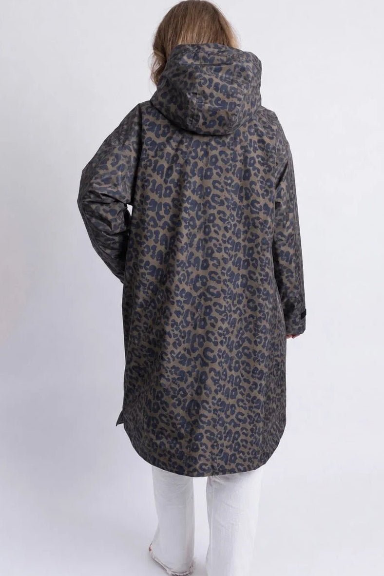 VIVI MARI-Rain Parka-Navy Olive Navy-BACKYARD