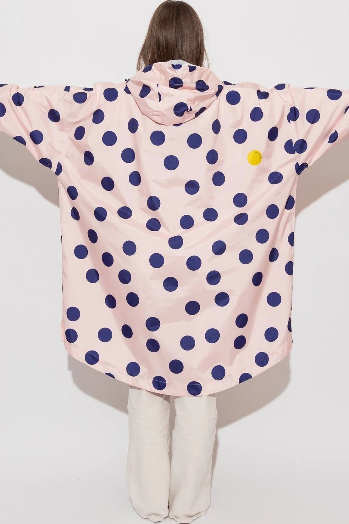 VIVI MARI-Raincoat Dots-Powder Blue-BACKYARD