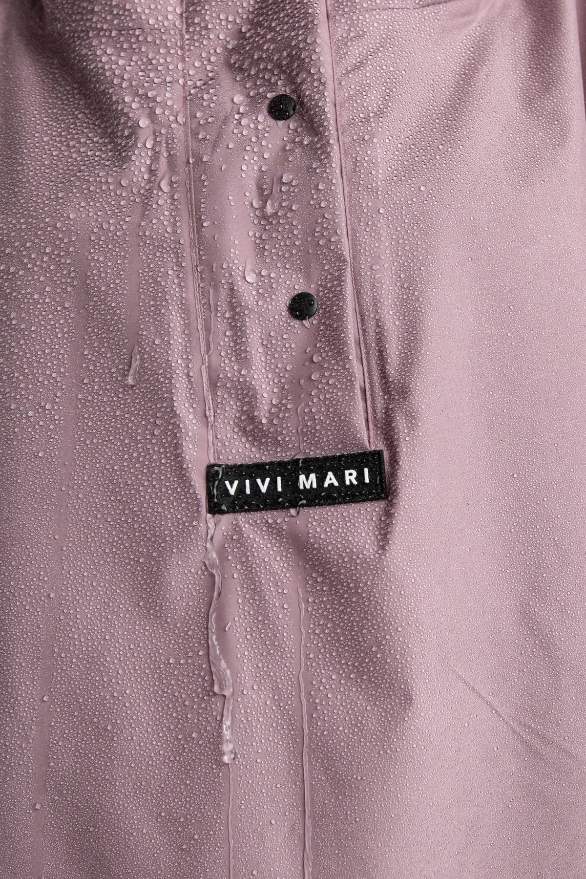VIVI MARI-Raincoat Solid-Ash Plum-BACKYARD