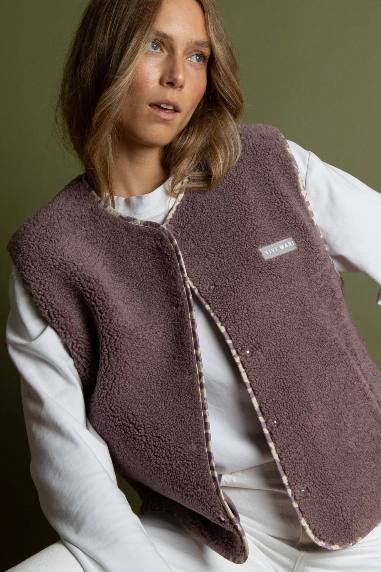 Teddy Fleece Vest