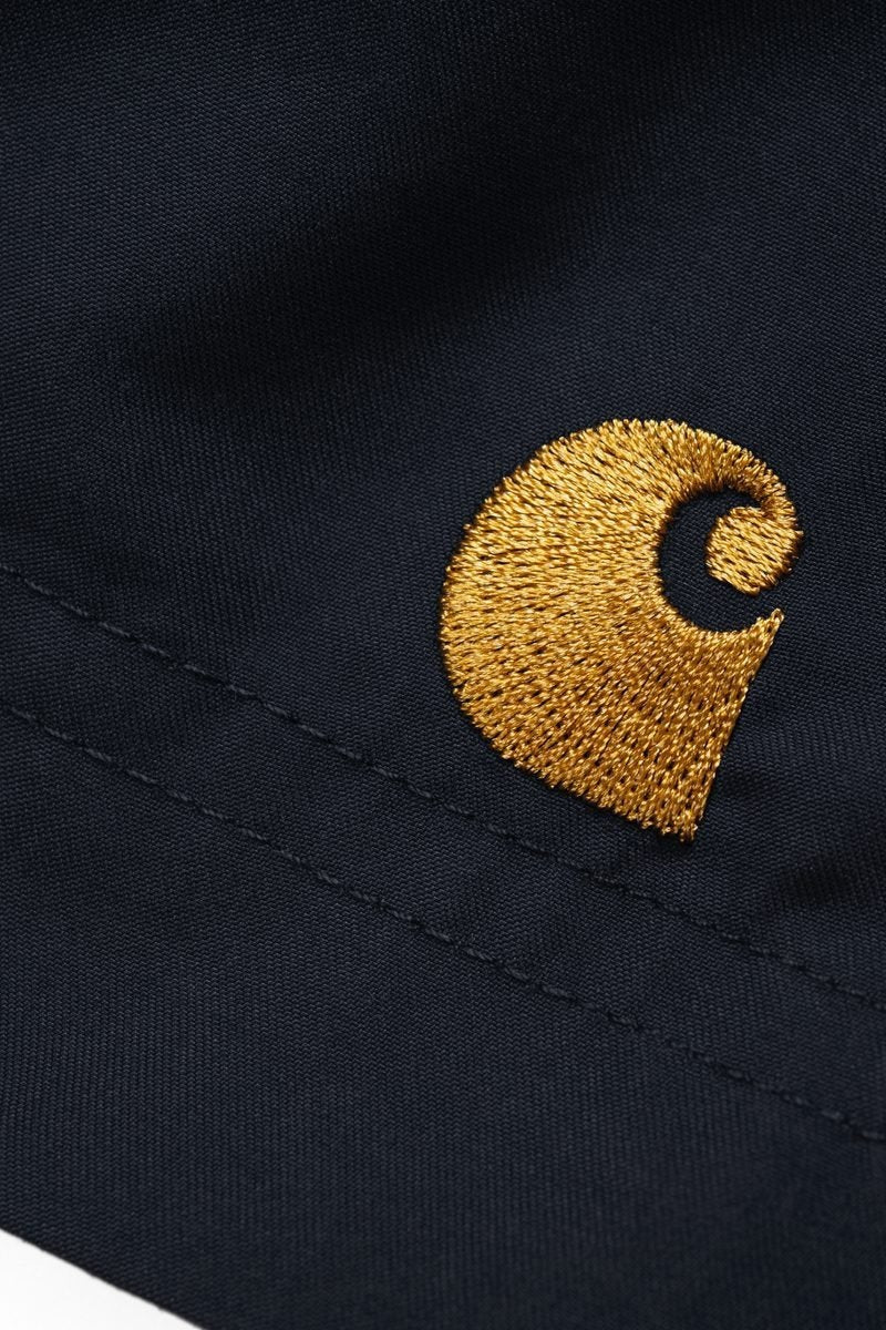 CARHARTT WIP - Chase Swim Trunks - Black Gold - BACKYARD